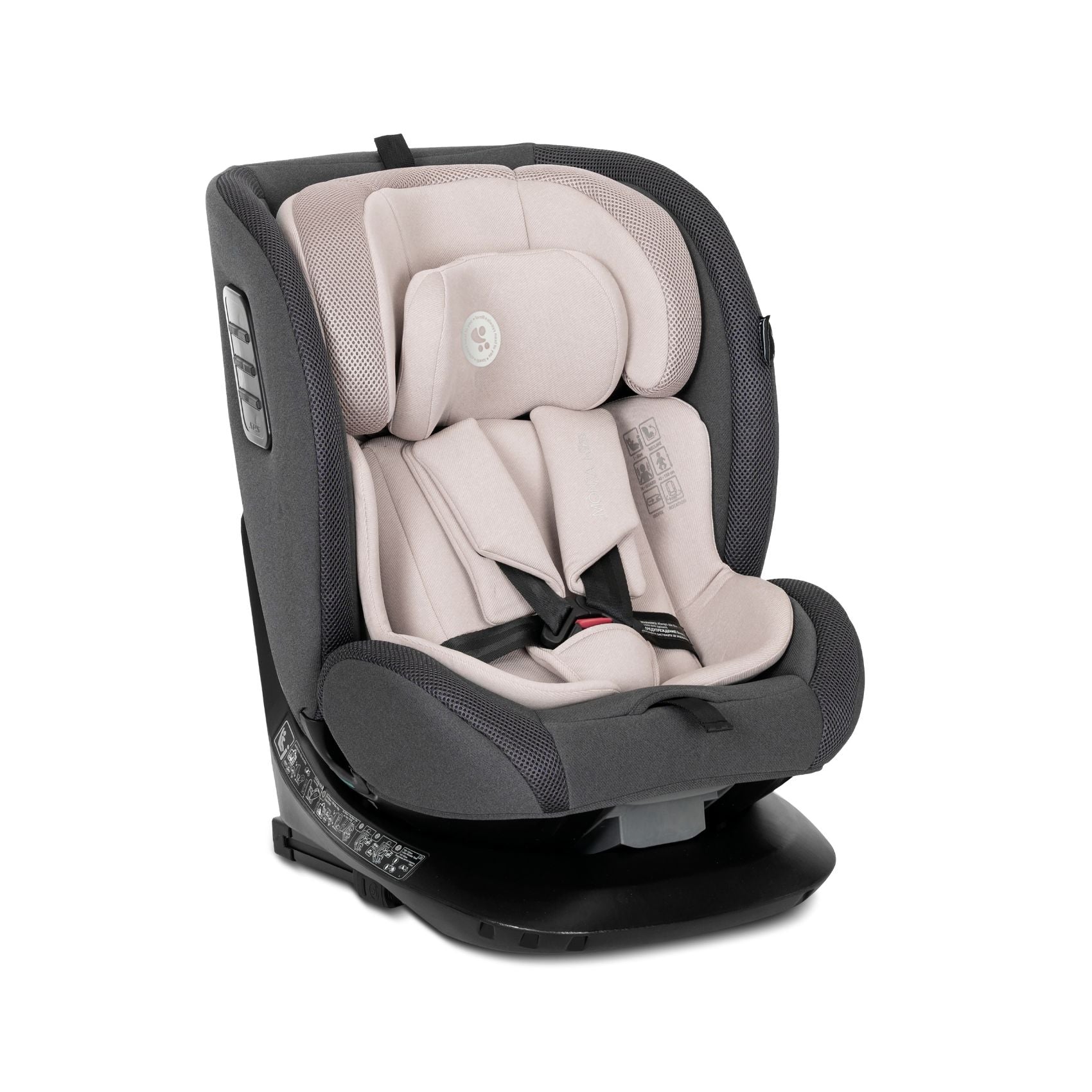 Lorelli Monza - fotelik samochodowy I-Size 40-150cm ISOFIX 360 | Beige