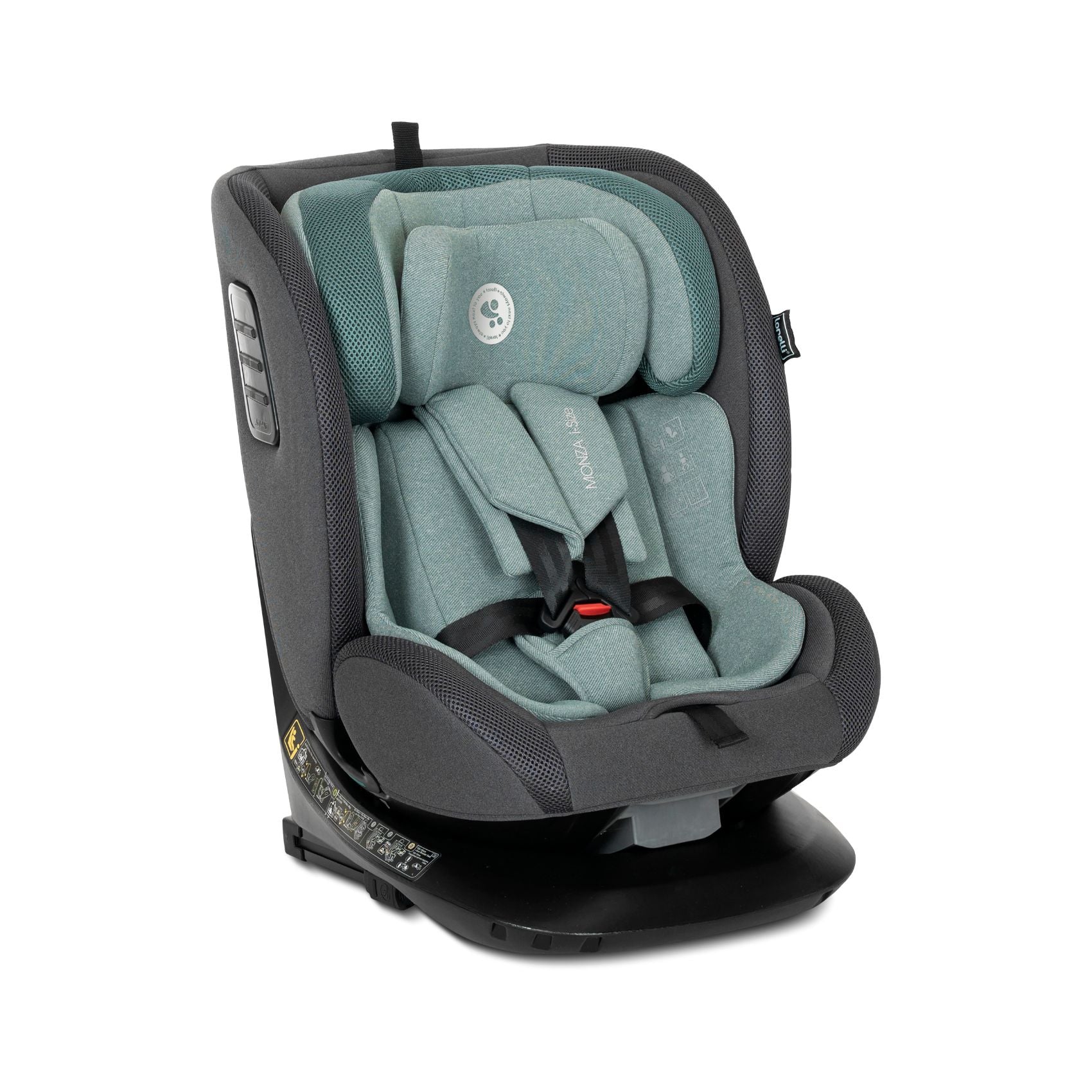 Lorelli Monza - fotelik samochodowy I-Size 40-150cm ISOFIX 360 | Green