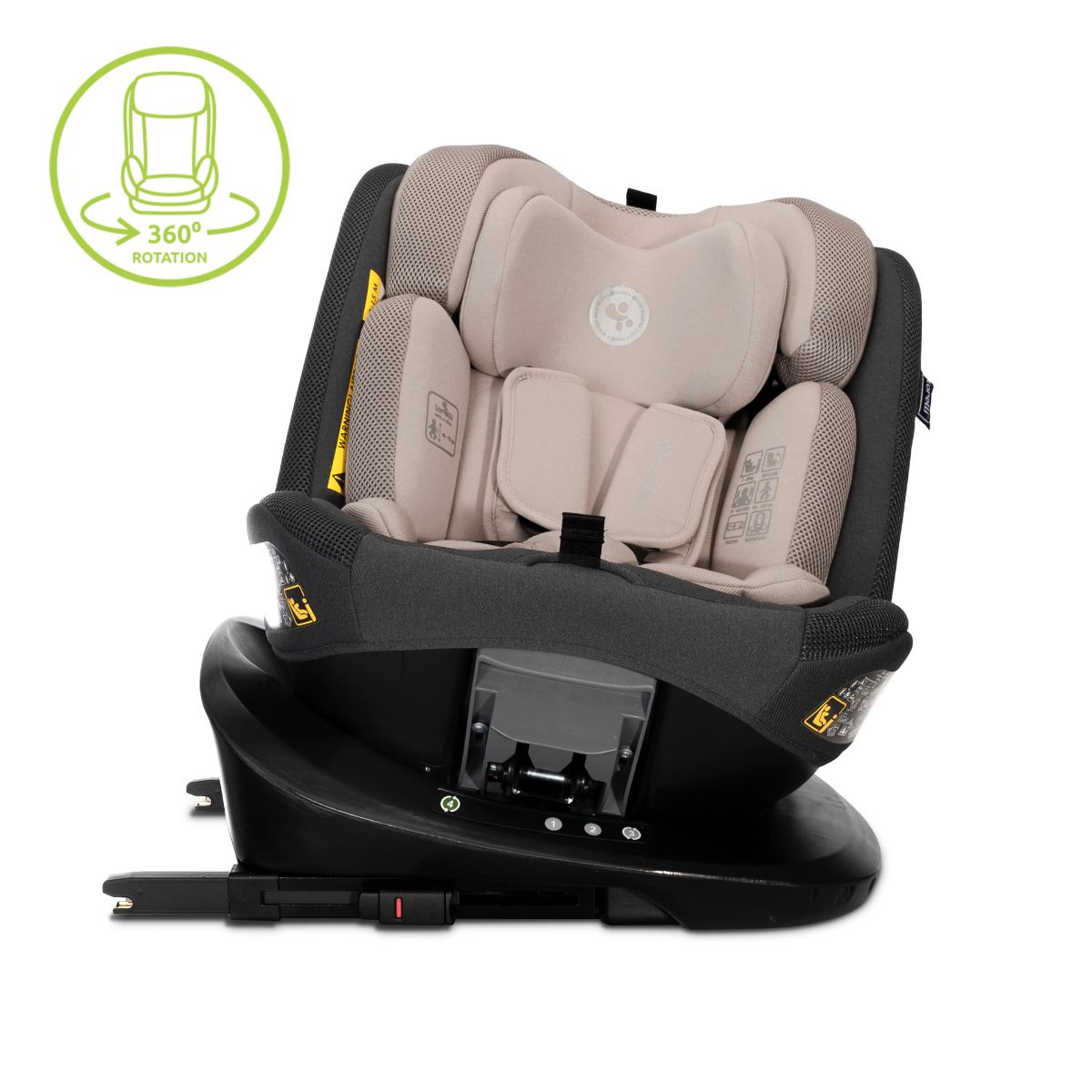 Lorelli Imola - fotelik i-Size 40-150 cm ISOFIX 360 | Beige.