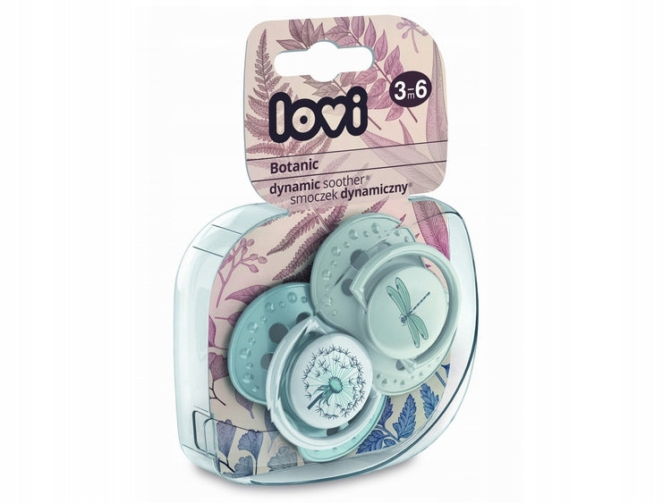 LOVI Smoczek uspakajający dynamiczny 3-6 m BOTANIC BOY