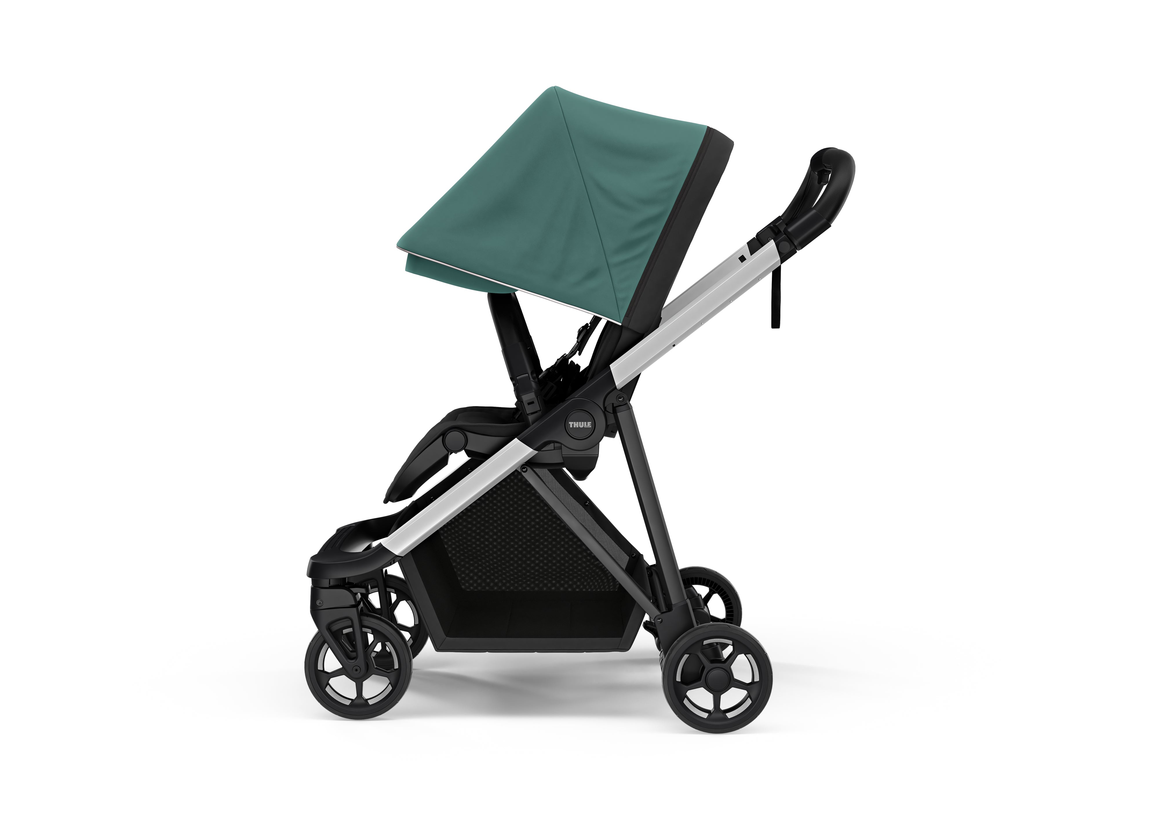 Thule Shine Wózek miejski 3w1 Mallard Green on Aluminum