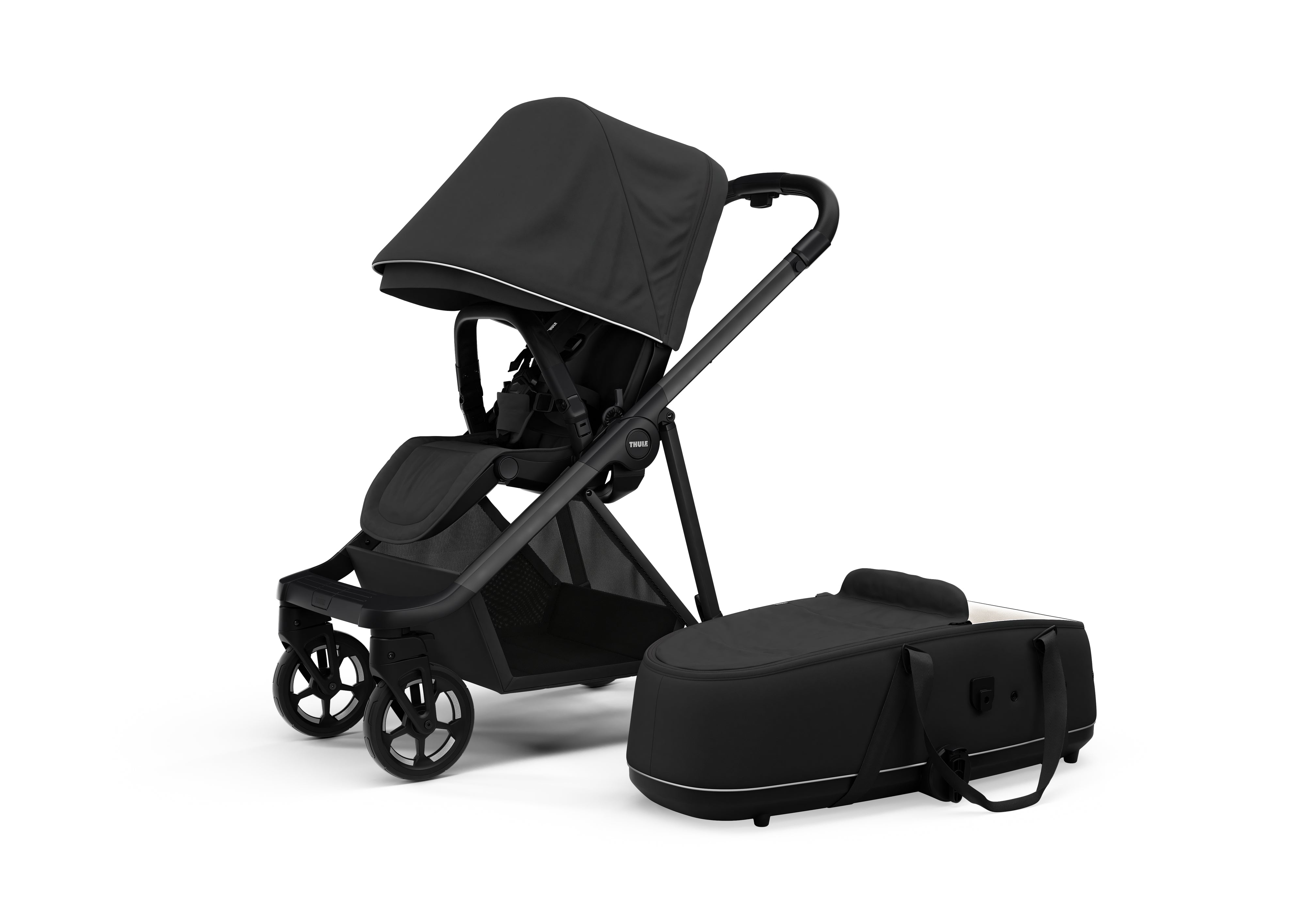 Thule Shine Wózek miejski 3w1 Black on Black