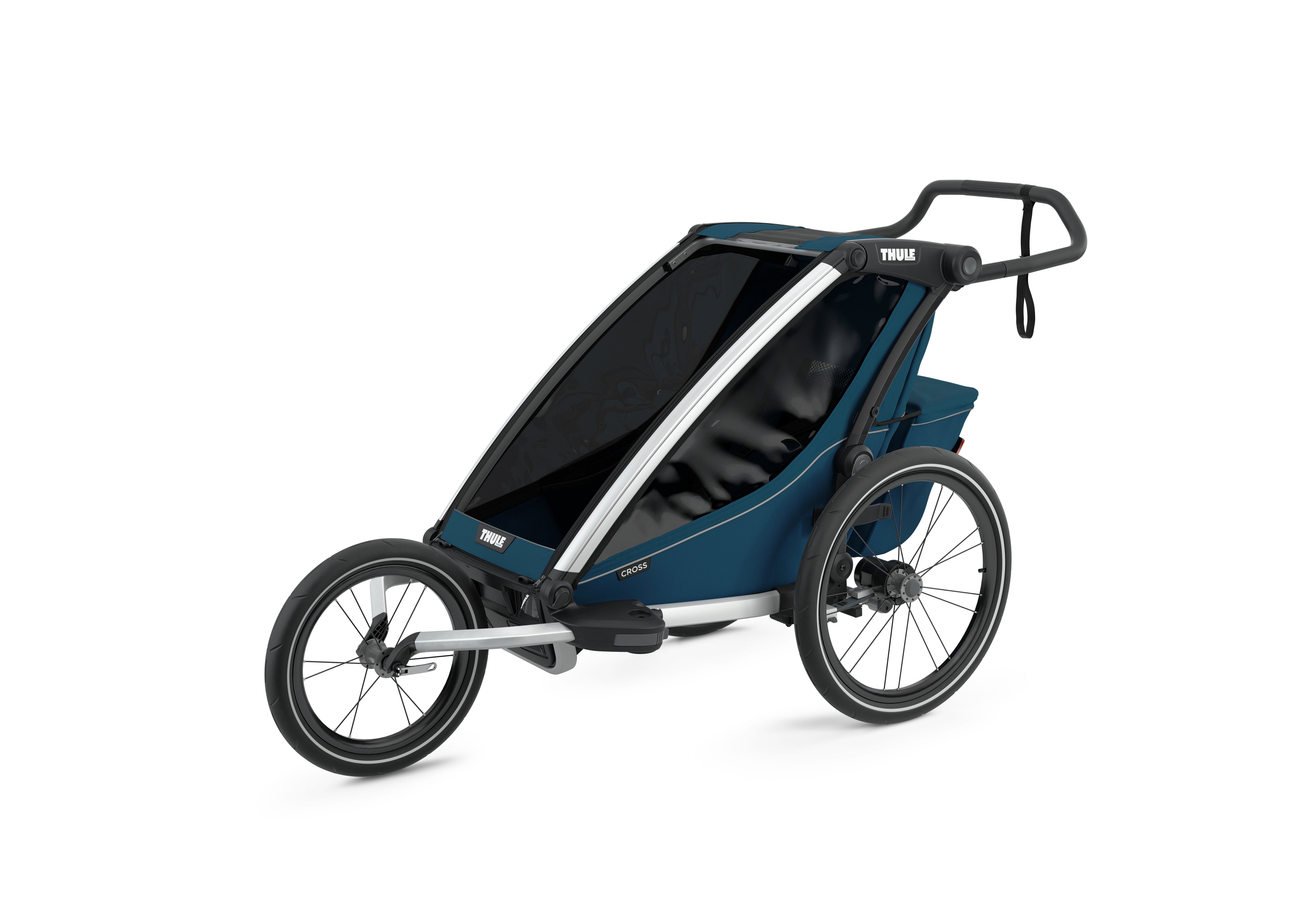 Thule Chariot Cross1 Przyczepka rowerowa pojedyncza 2w1 MajolBlue