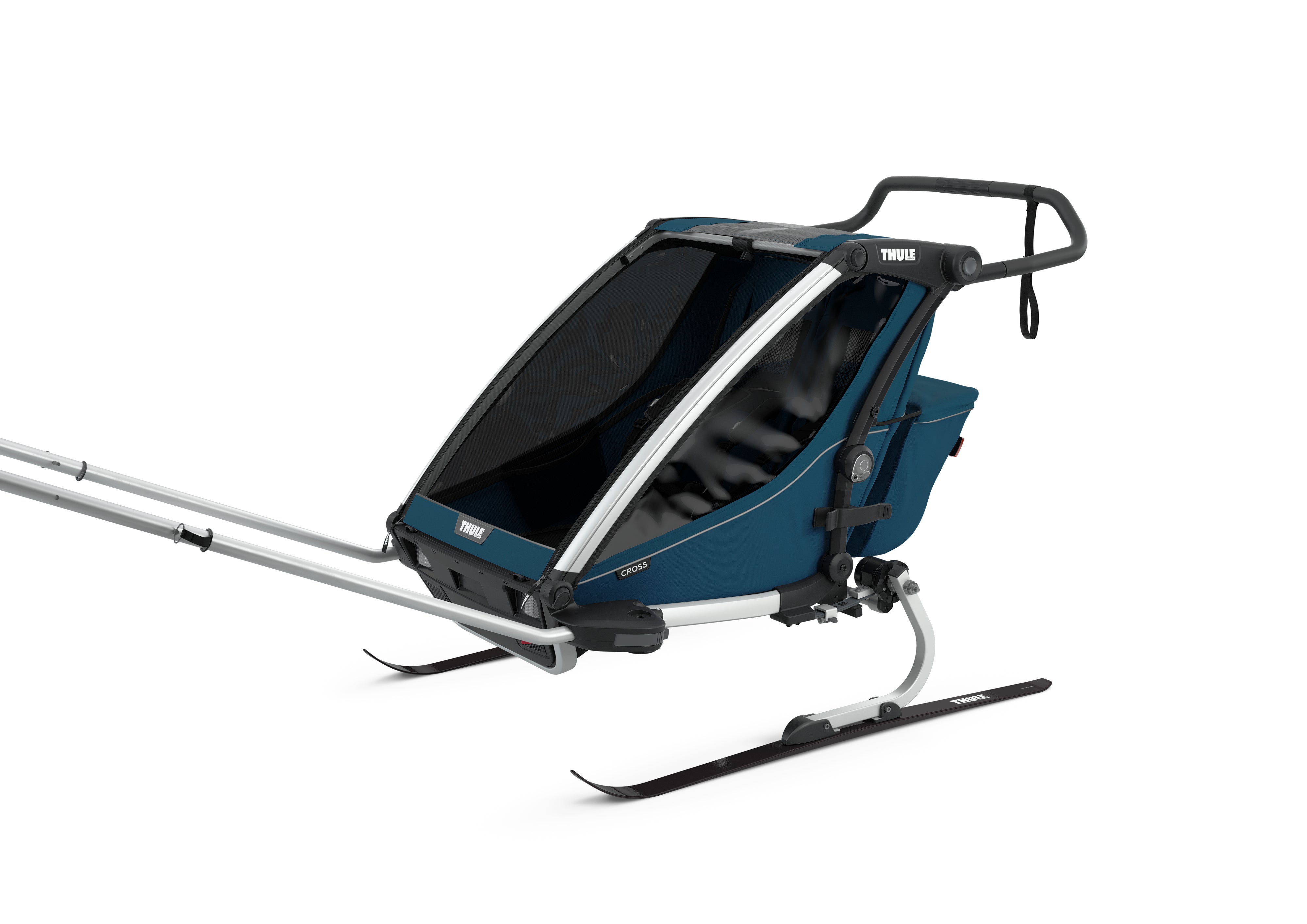 Thule Chariot Cross2 Przyczepka rowerowa pojedyncza 4w1 MajolBlue