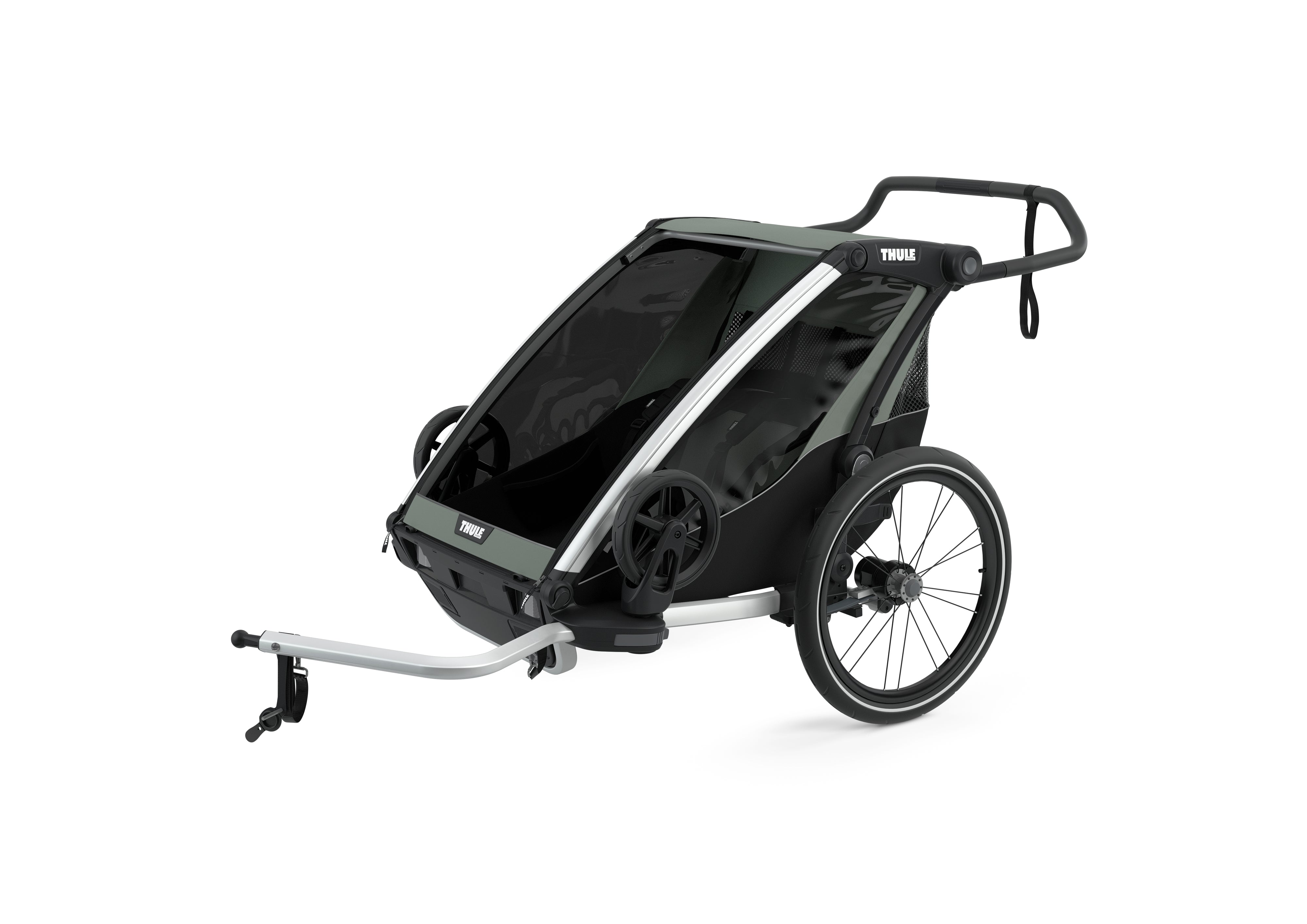 Thule Chariot Lite2 Przyczepka rowerowa podwójna 4w1 Agave