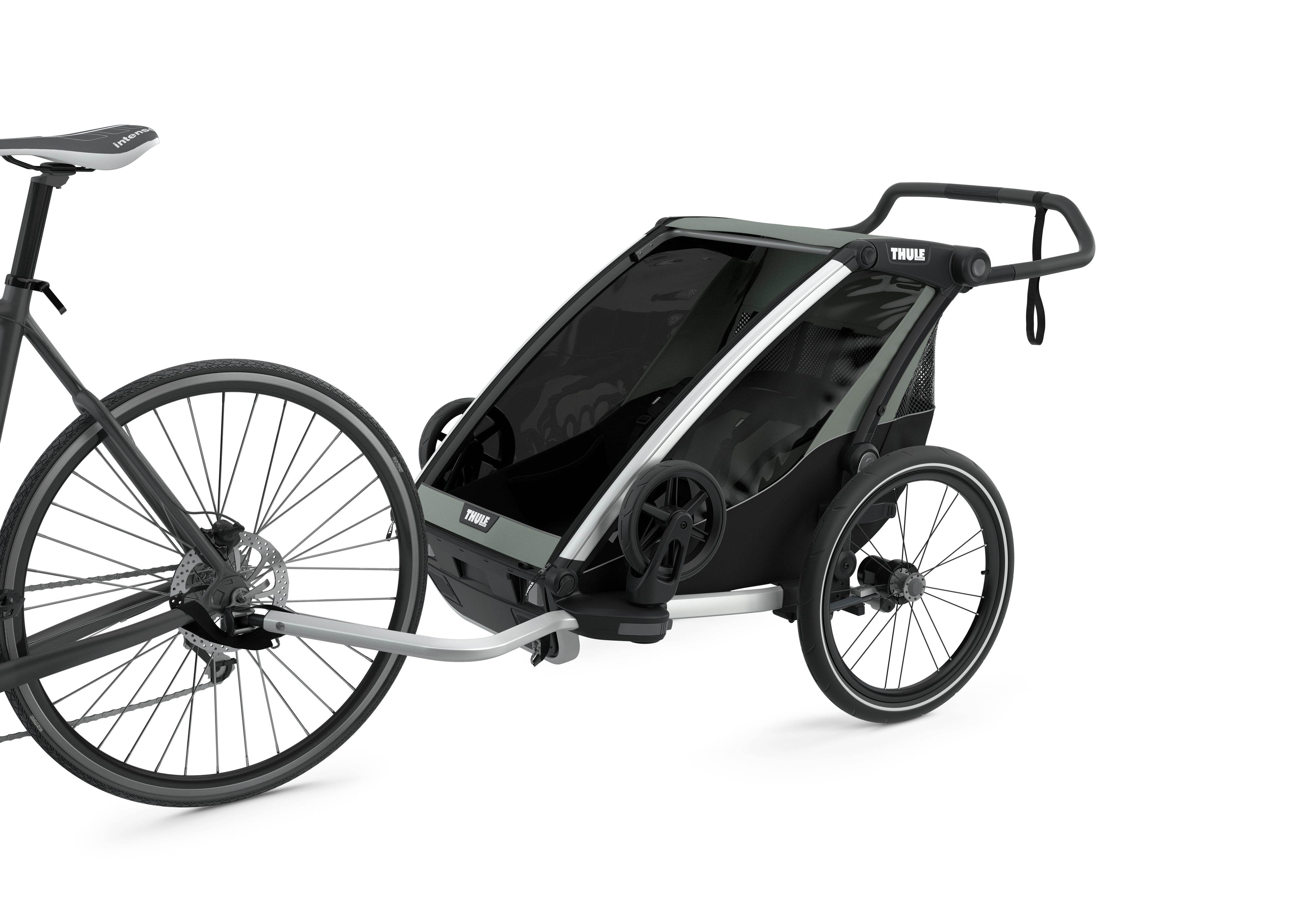 Thule Chariot Lite2 Przyczepka rowerowa podwójna 4w1 Agave
