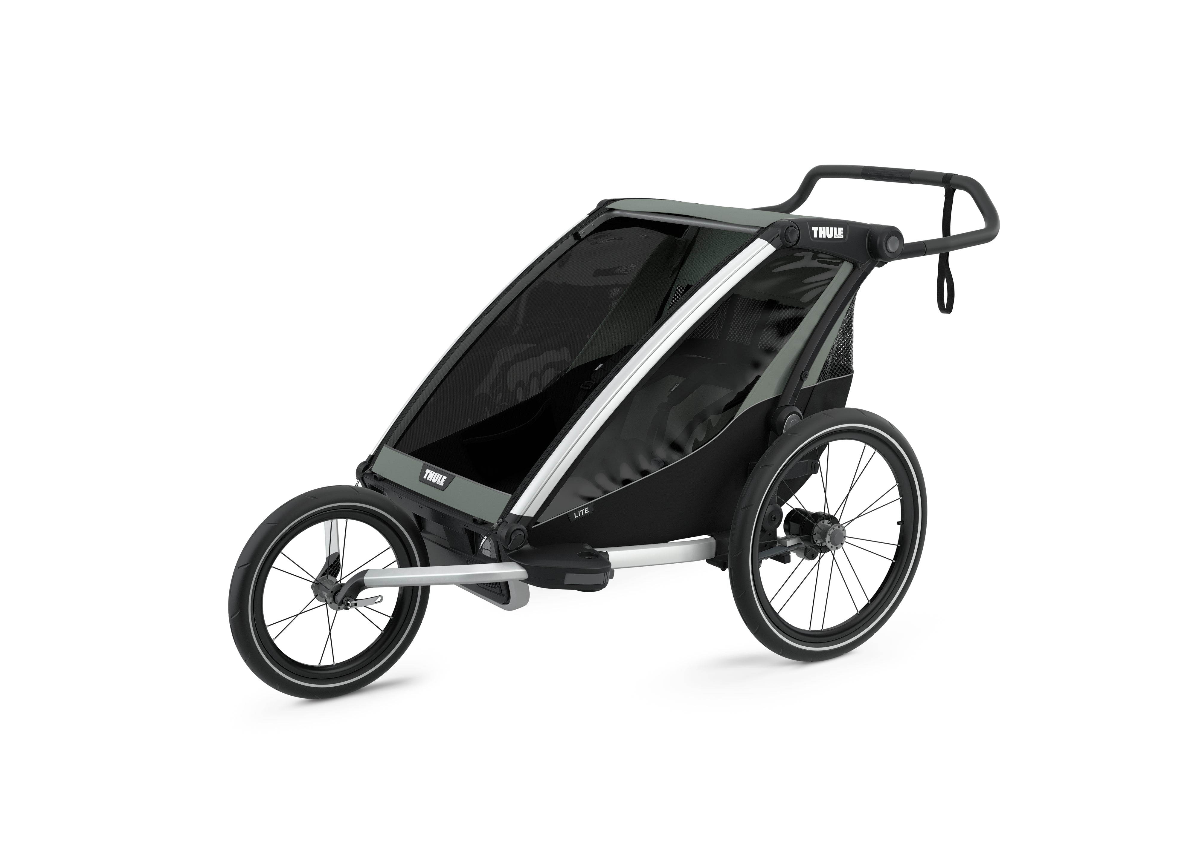 Thule Chariot Lite2 Przyczepka rowerowa podwójna 4w1 Agave