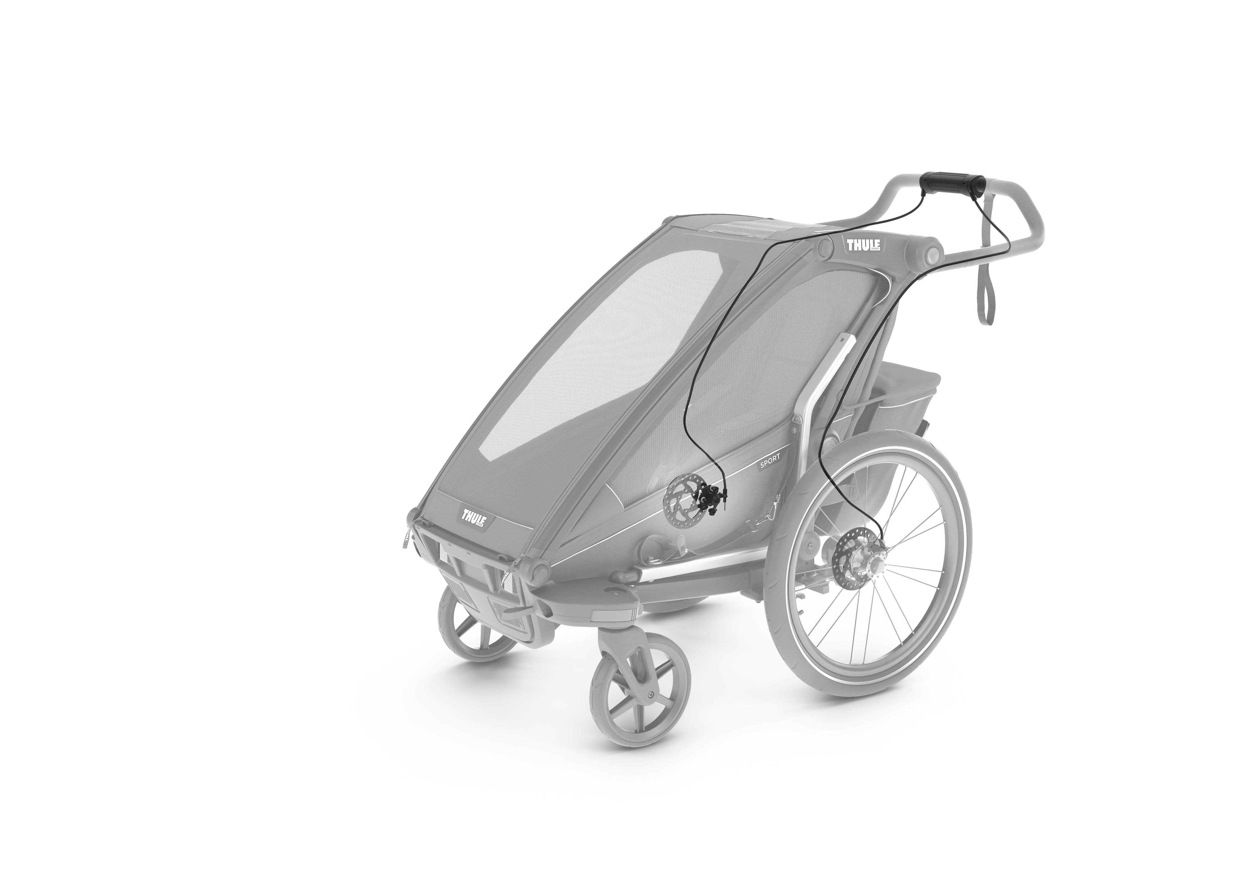 Thule Chariot Sport1 Przyczepka rowerowa pojedyncza 4w1 MidnBlack