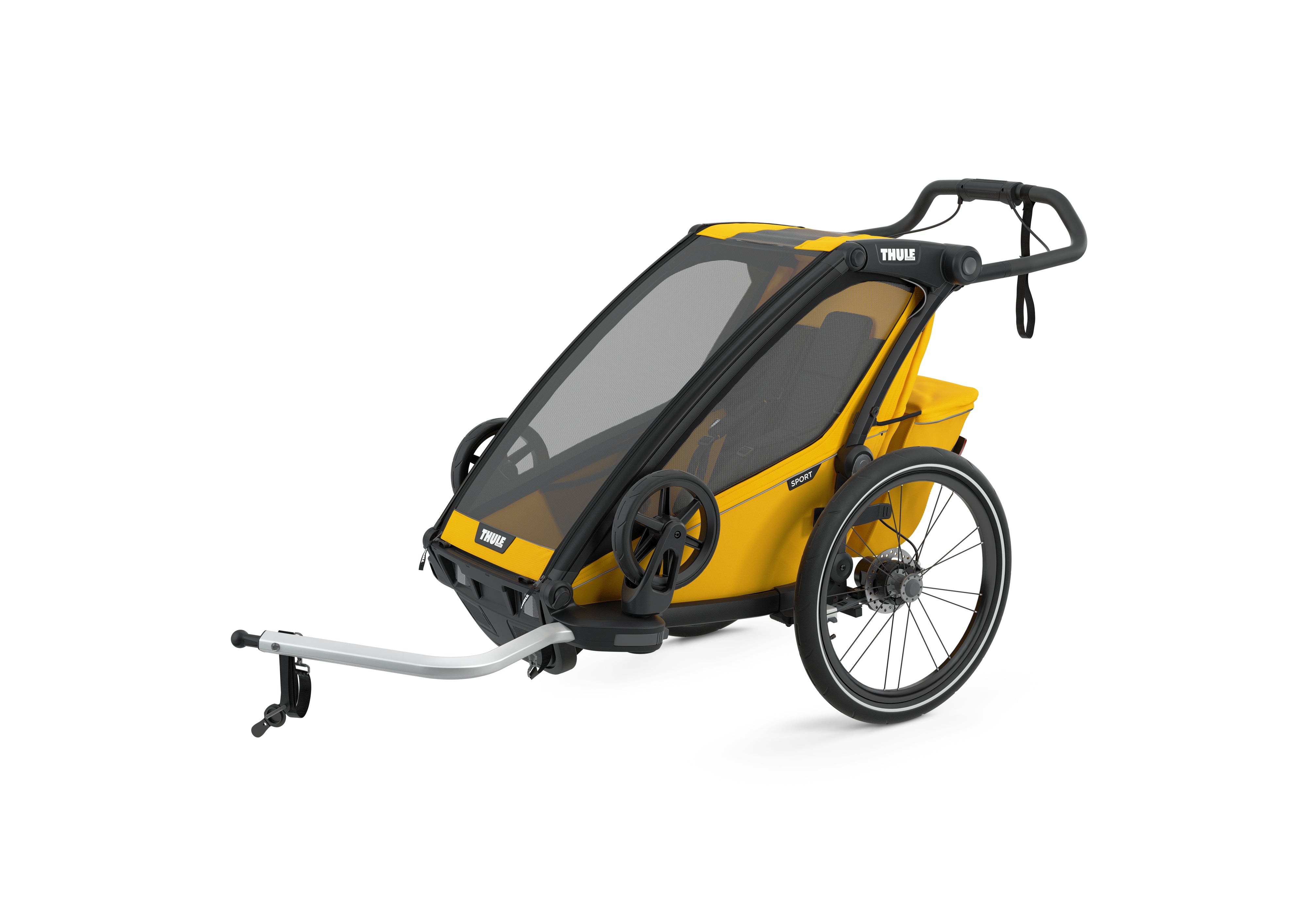 Thule Chariot Sport1 Przyczepka rowerowa pojedyncza 4w1 Yellow