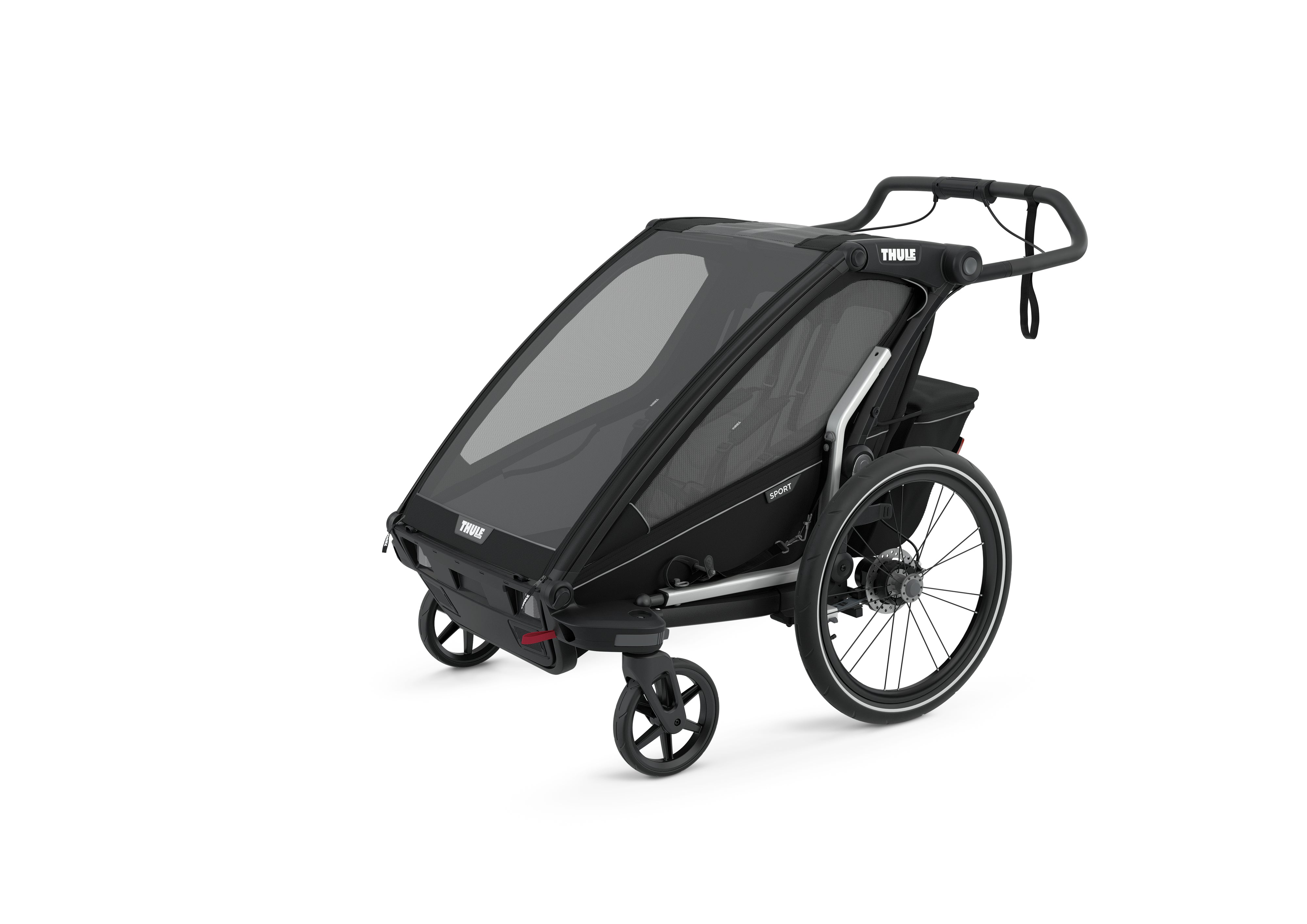 Thule Chariot Sport 2 Przyczepka rowerowa podwójna 4w1 Black