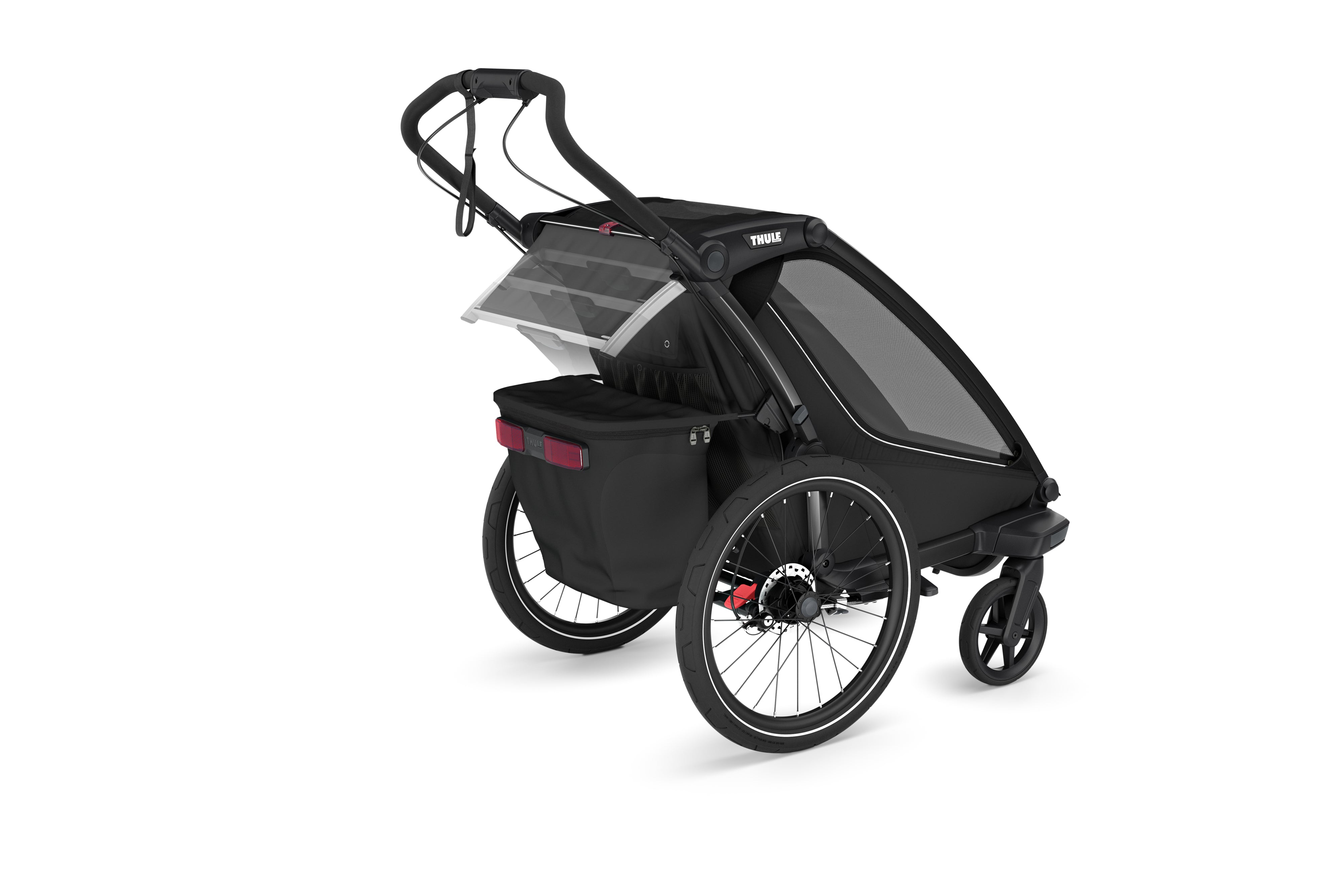 Thule Chariot Sport 2 Przyczepka rowerowa pojedyncza 4w1 Black
