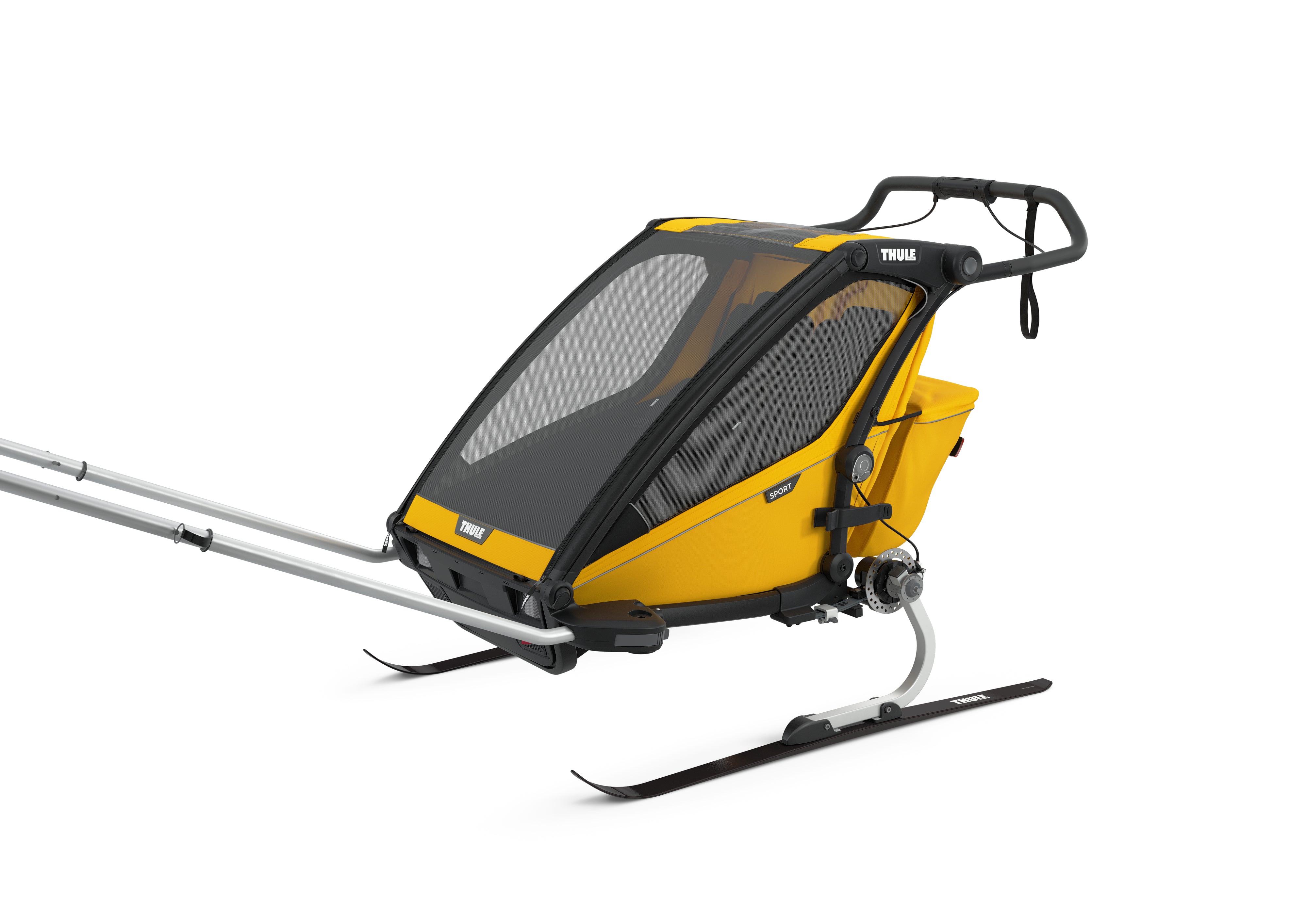 Thule Chariot Sport2 Przyczepka rowerowa podwójna 4w1 Yellow