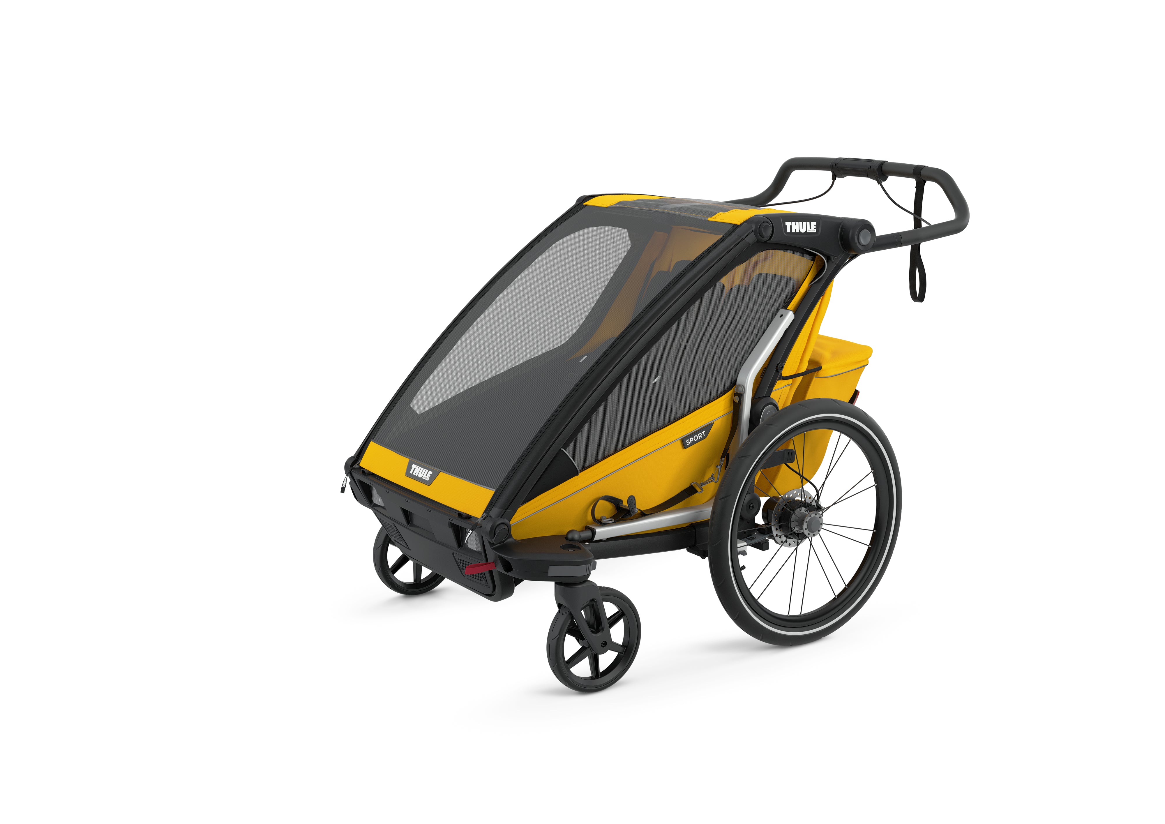 Thule Chariot Sport2 Przyczepka rowerowa podwójna 4w1 Yellow