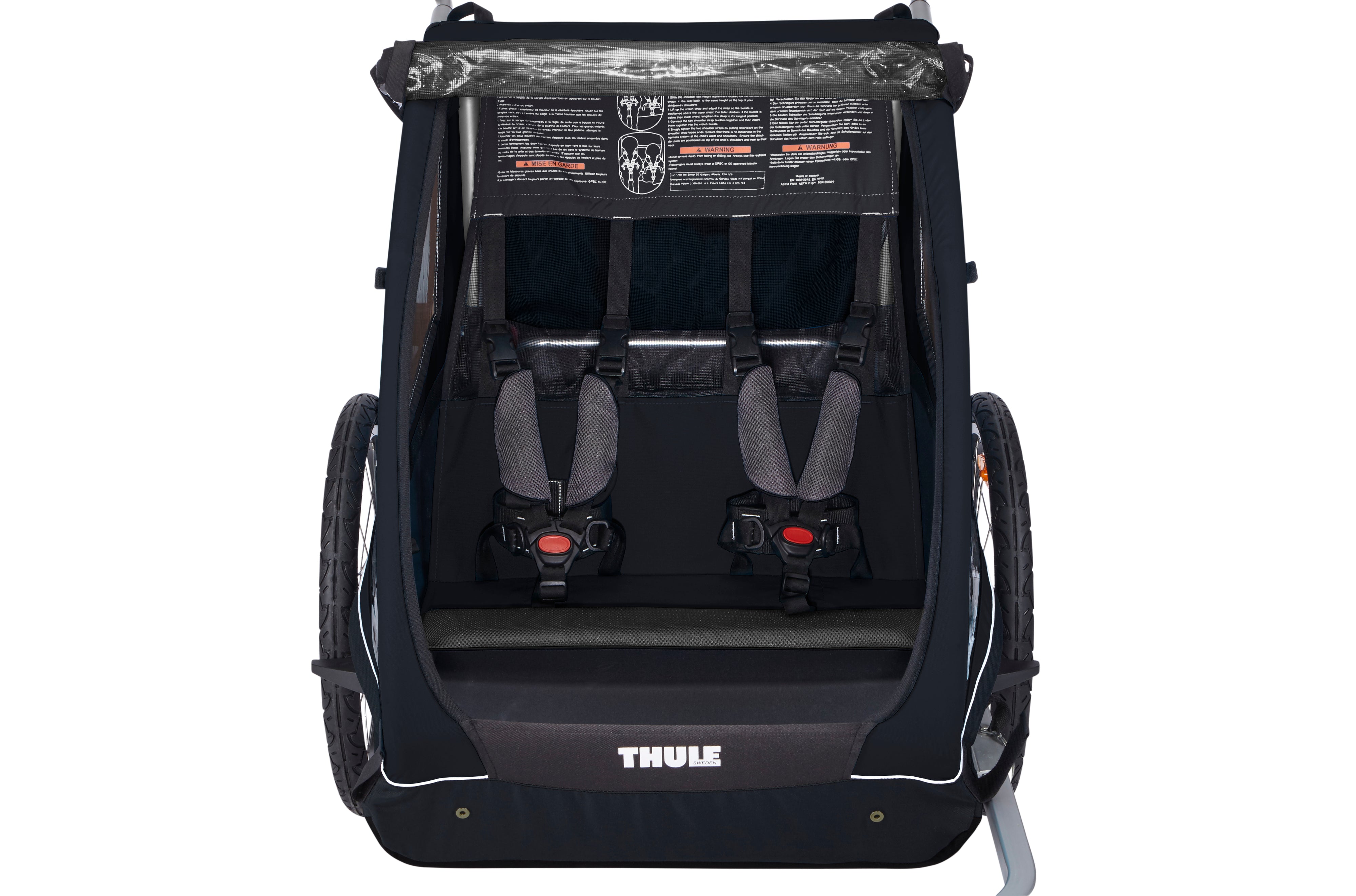 Thule Coaster XT Przyczepka Rowerowa podwójna 2w1 Black