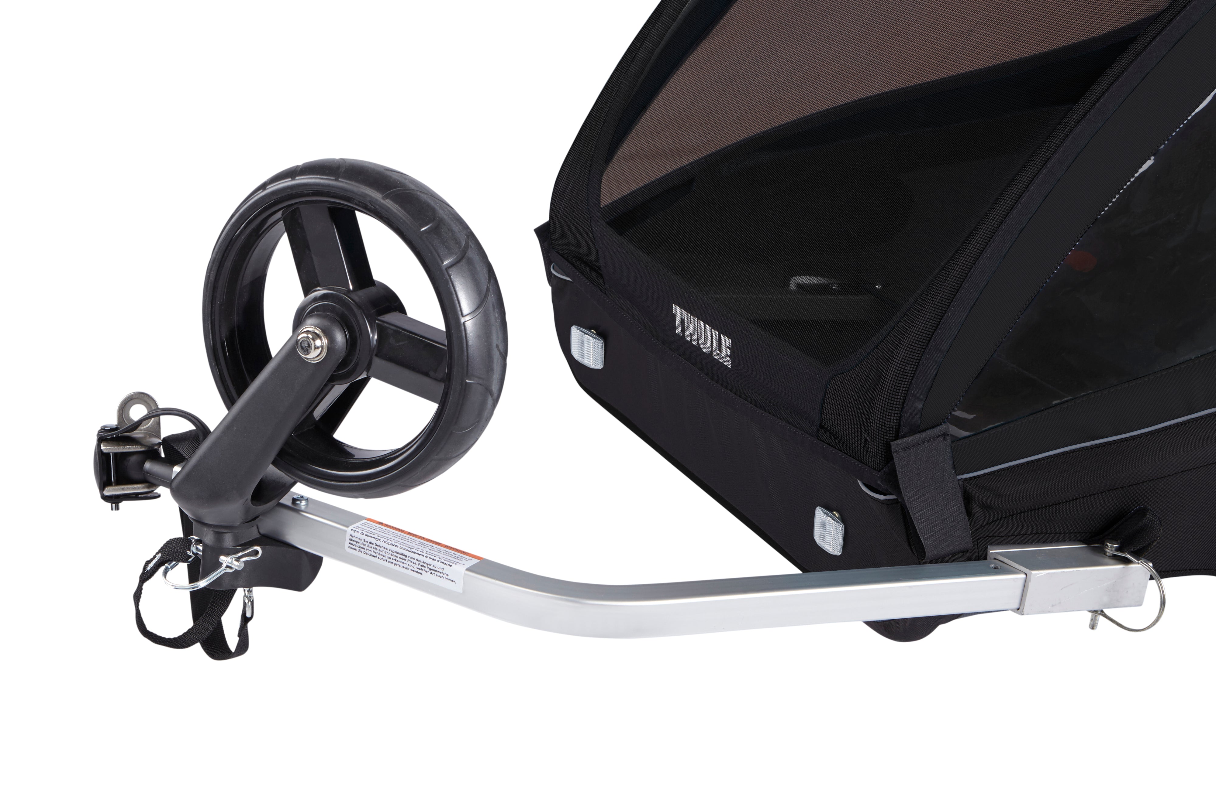 Thule Coaster XT Przyczepka Rowerowa podwójna 2w1 Black