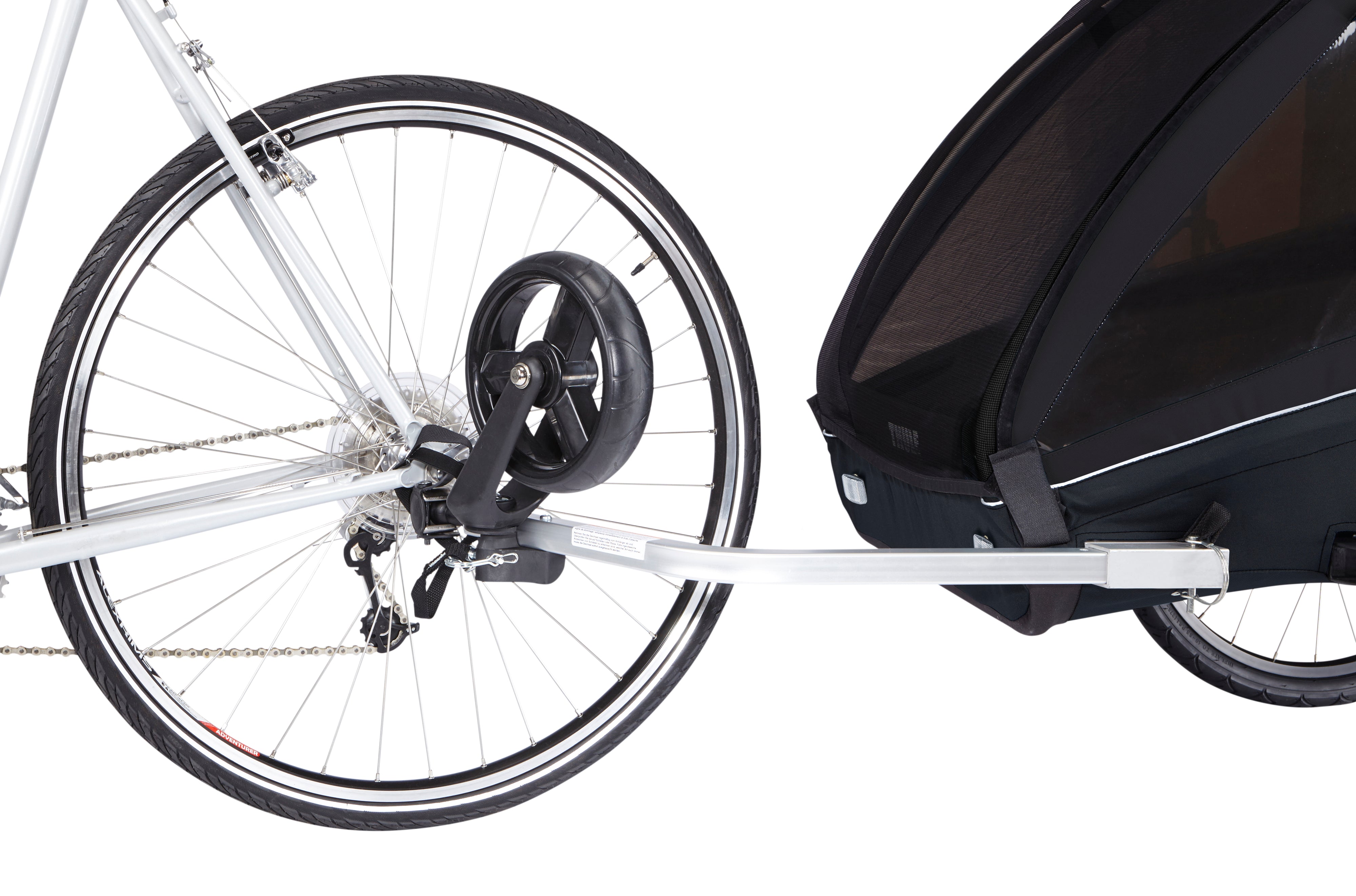 Thule Coaster XT Przyczepka Rowerowa podwójna 2w1 Black
