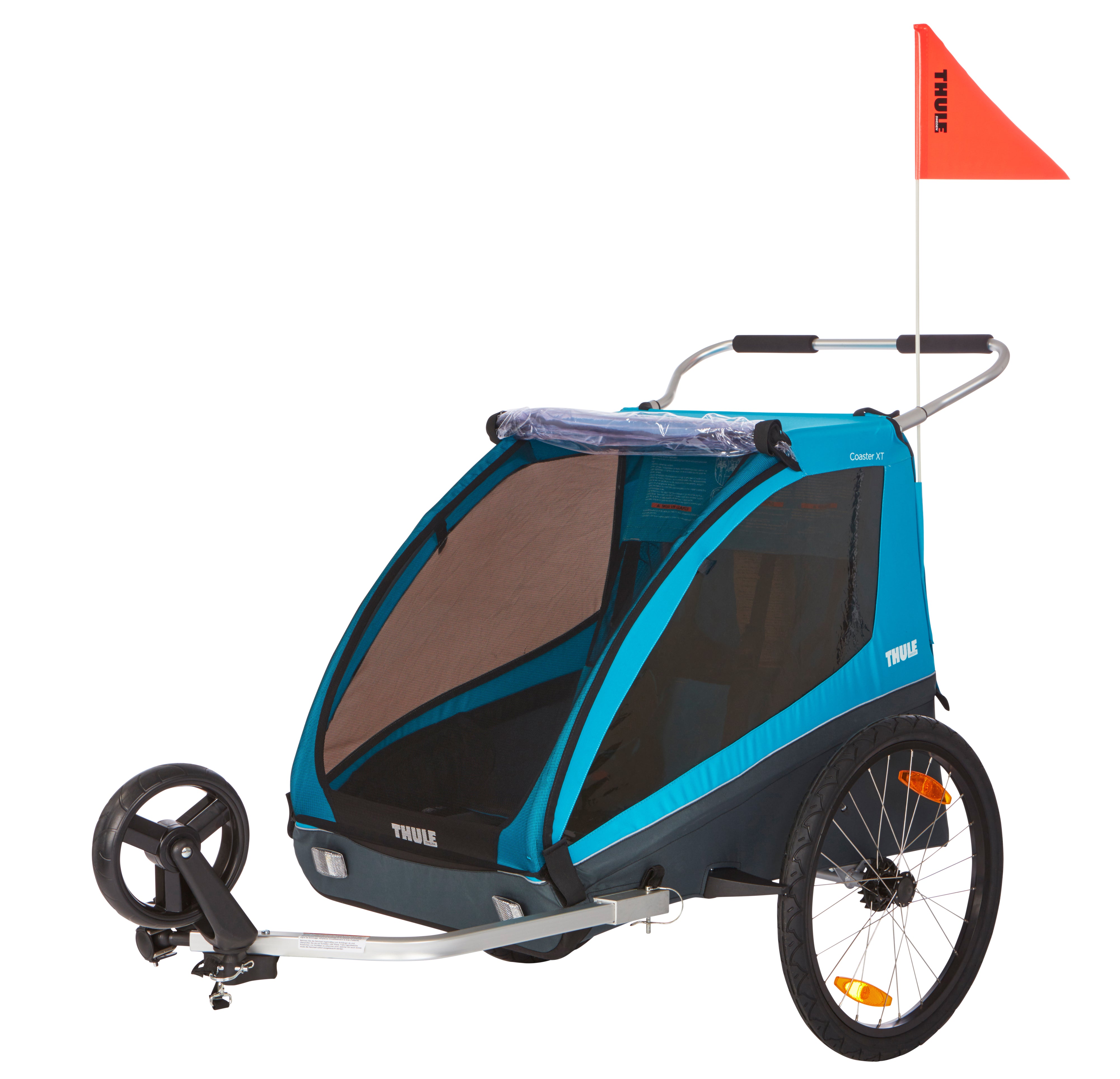 Thule Coaster XT Przyczepka Rowerowa podwójna 2w1 Blue