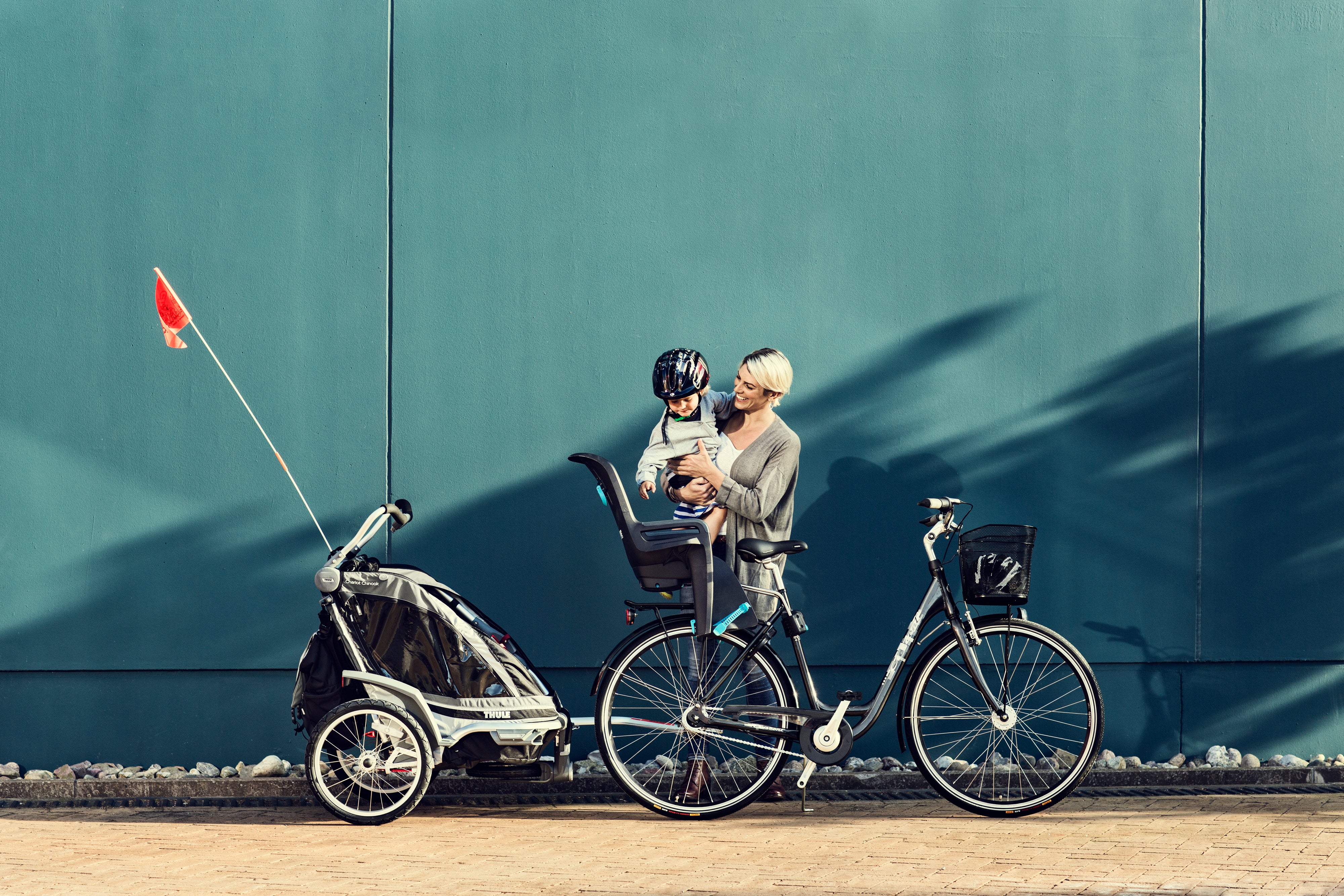 Thule RideAlong Fotelik rowerowy tylny Dark Grey