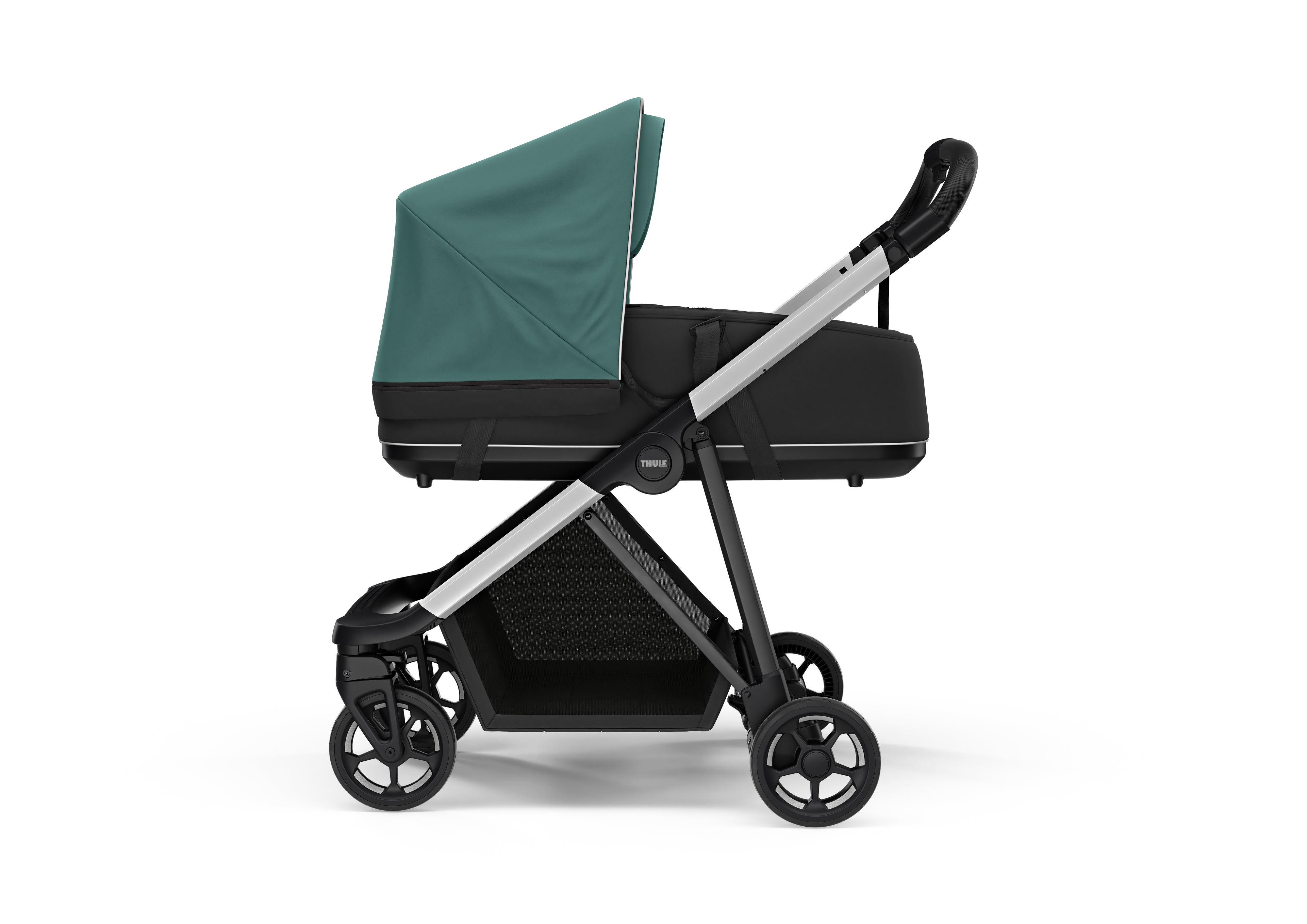 Thule Shine Wózek miejski 3w1 Mallard Green on Aluminum