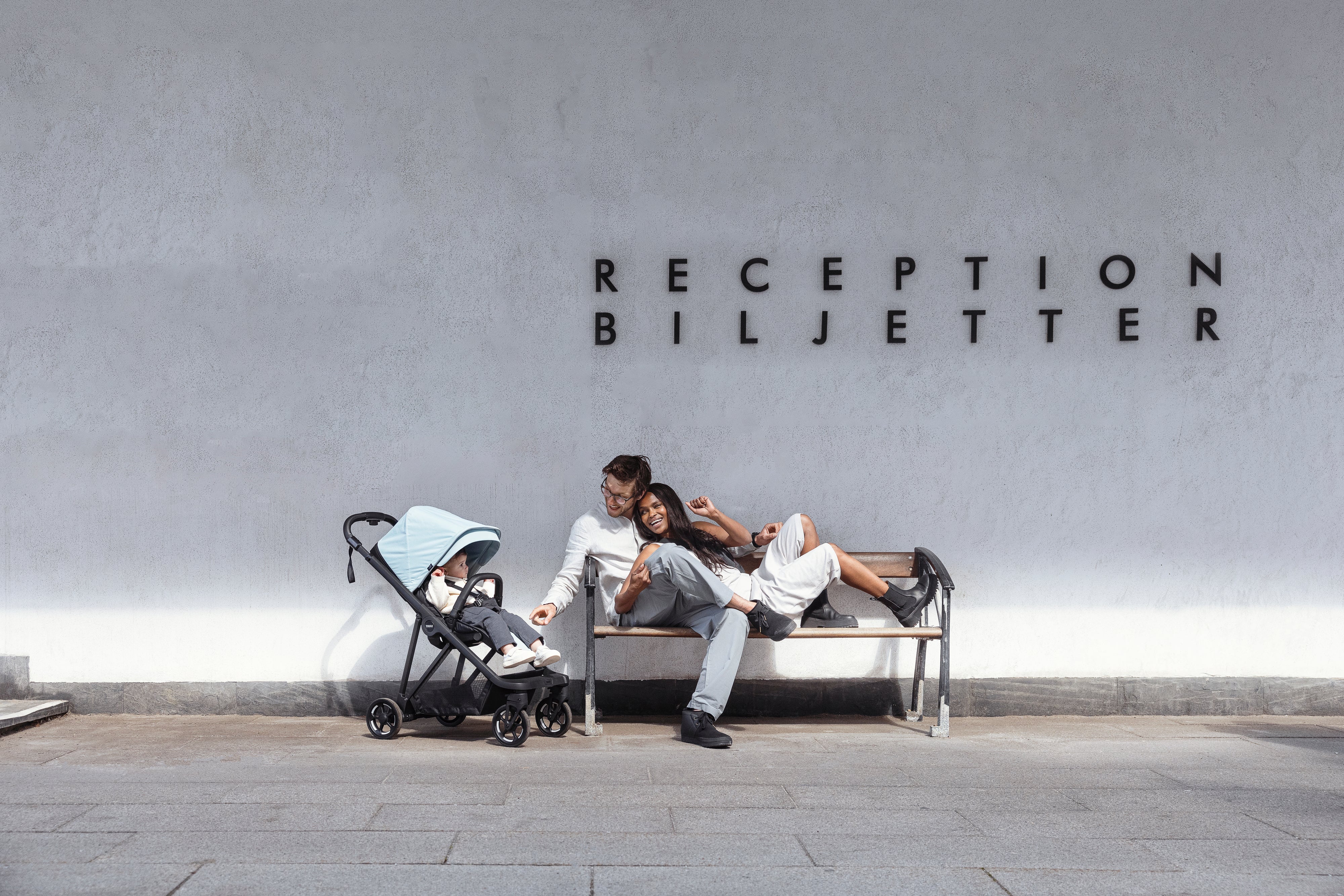 Thule Shine Wózek miejski 3w1 Alaska Blue on Black