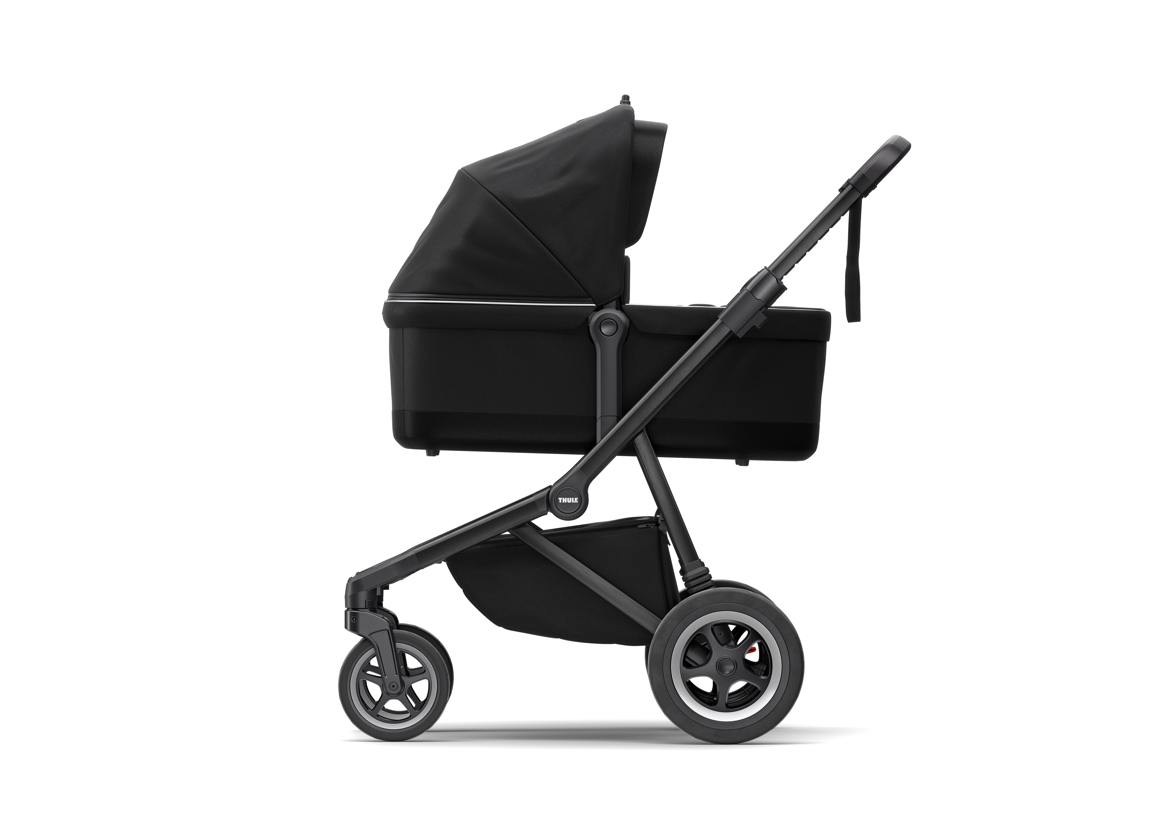 Thule Sleek Wózek spacerowy 3w1 zestaw z gondolą Midnight Black on Black