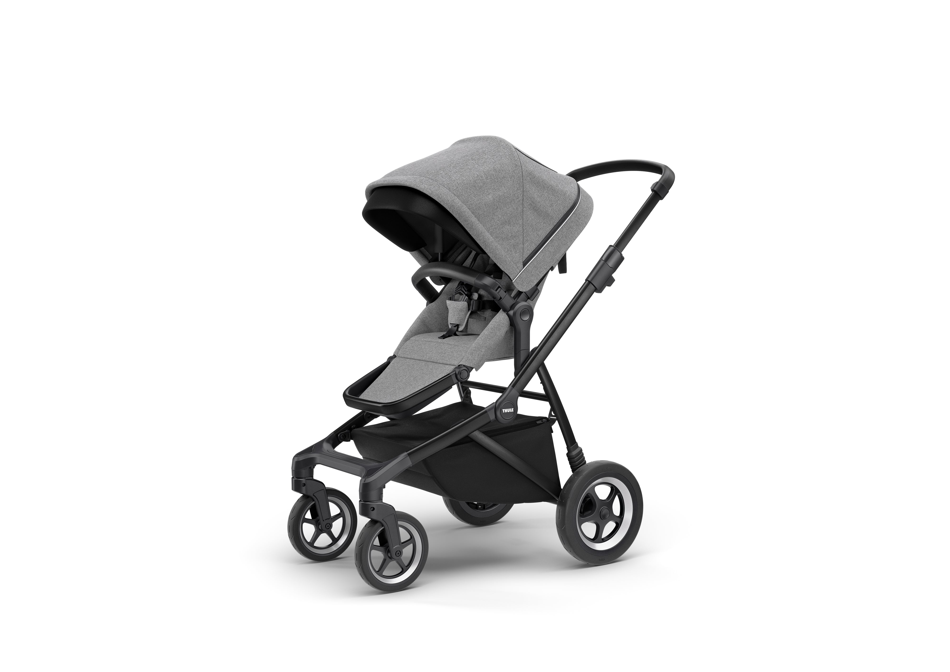 Thule Sleek Wózek spacerowy 3w1 Grey Melange on Black