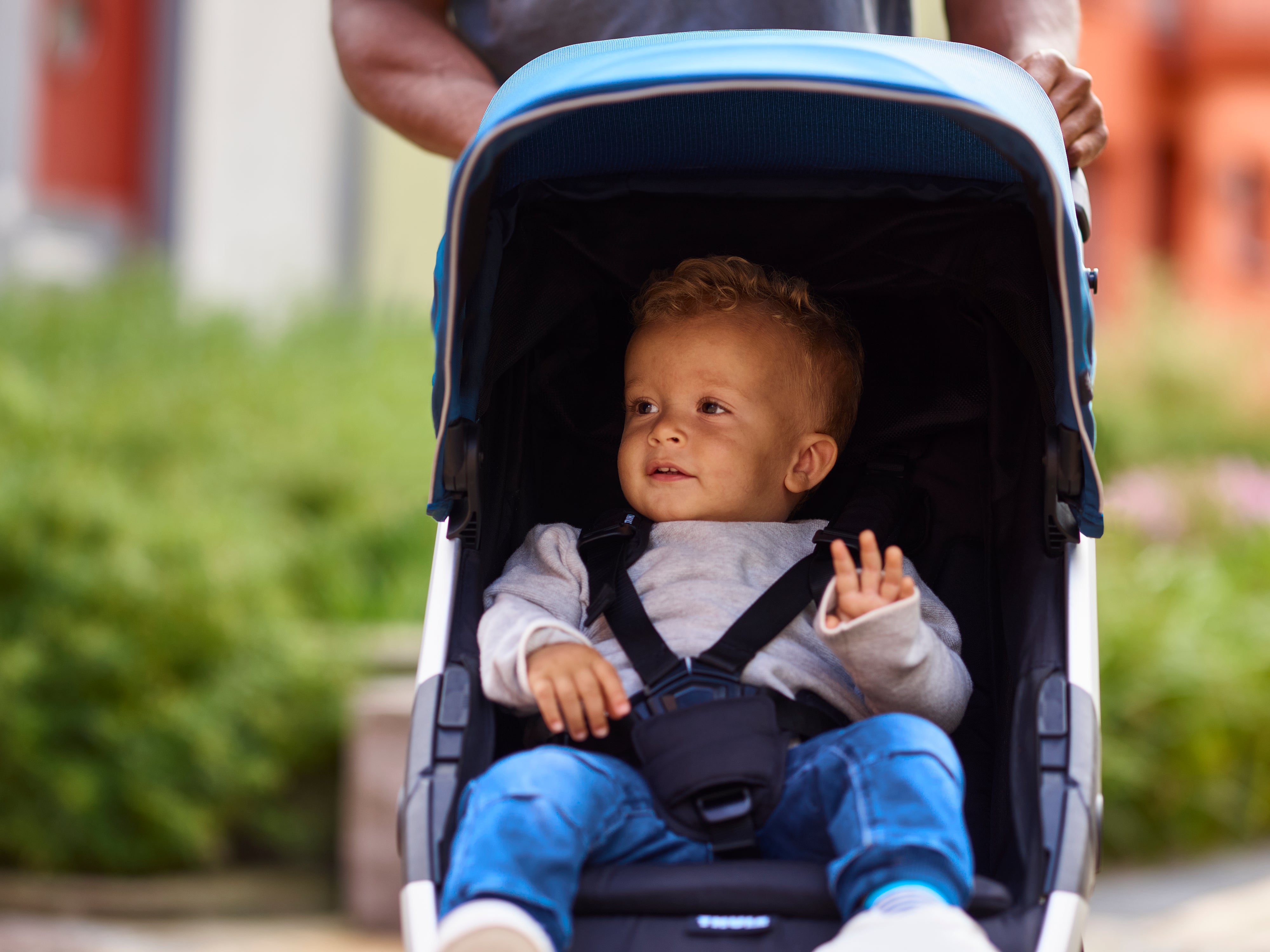 Thule Spring Canopy Daszek do wózka Grey Melange