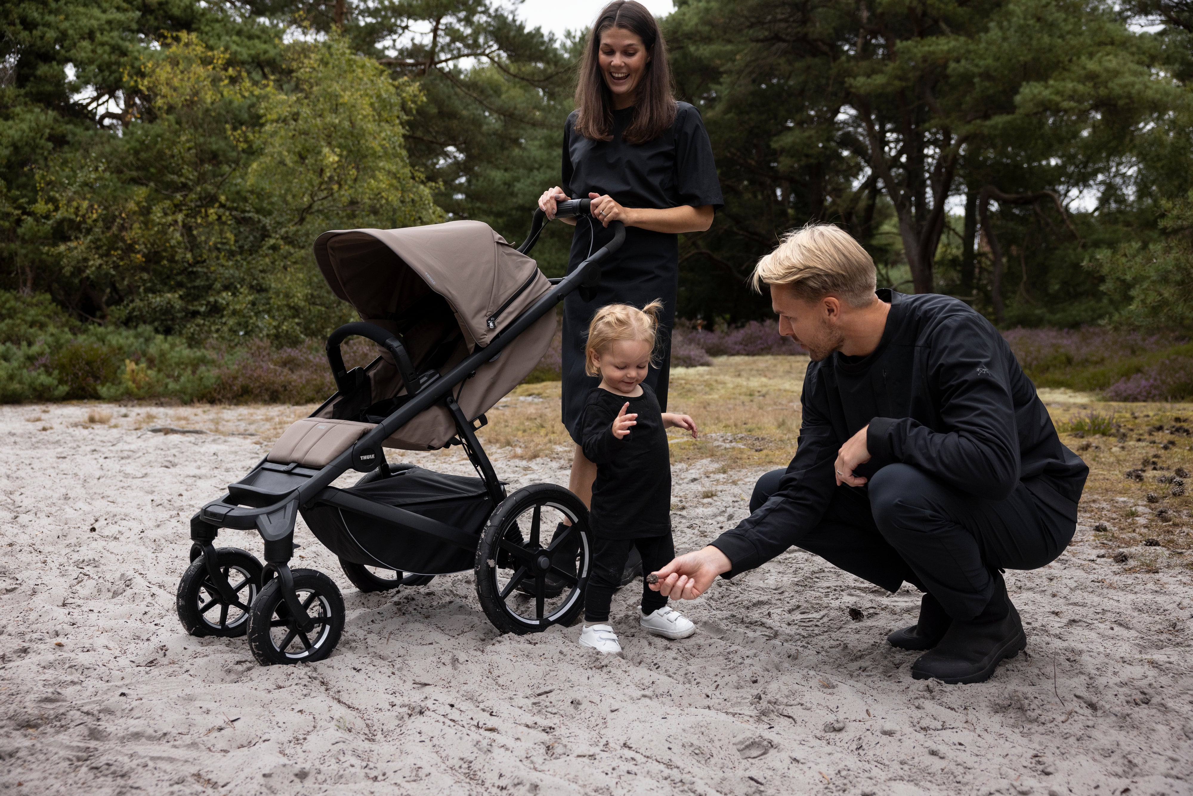 Thule Urban Glide 4-wheel wózek na każdy teren Mid blue