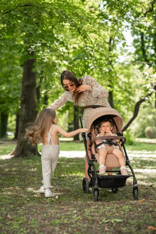 Lorelli Makaya - wózek spacerowy do 22kg obrotowy 360 | Beige