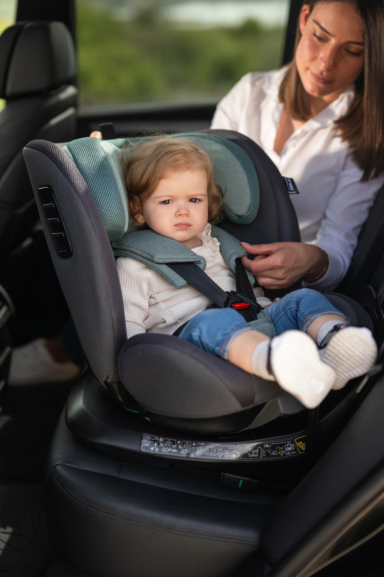 Lorelli Monza - fotelik samochodowy I-Size 40-150cm ISOFIX 360 | Green