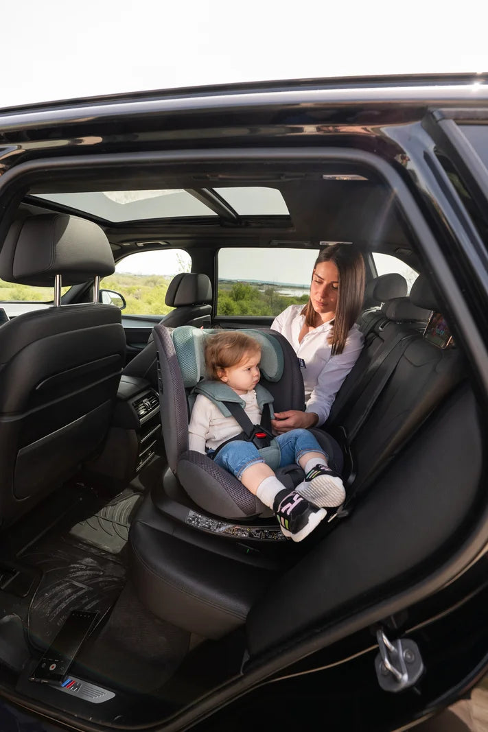 Lorelli Monza - fotelik samochodowy I-Size 40-150cm ISOFIX 360 | Grey