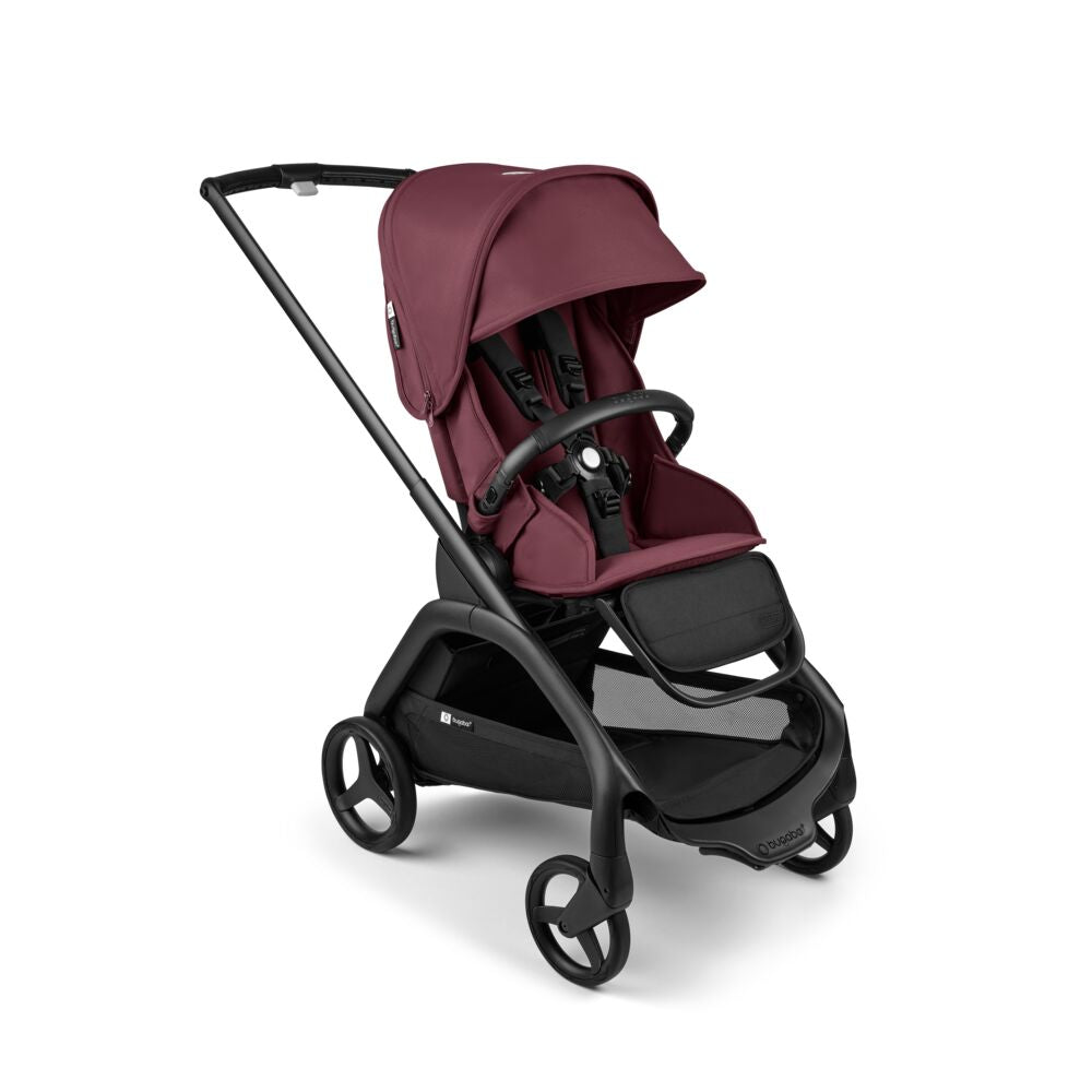Bugaboo Dragonfly Wózek 2w1 Komplet Black/Dark Cherry