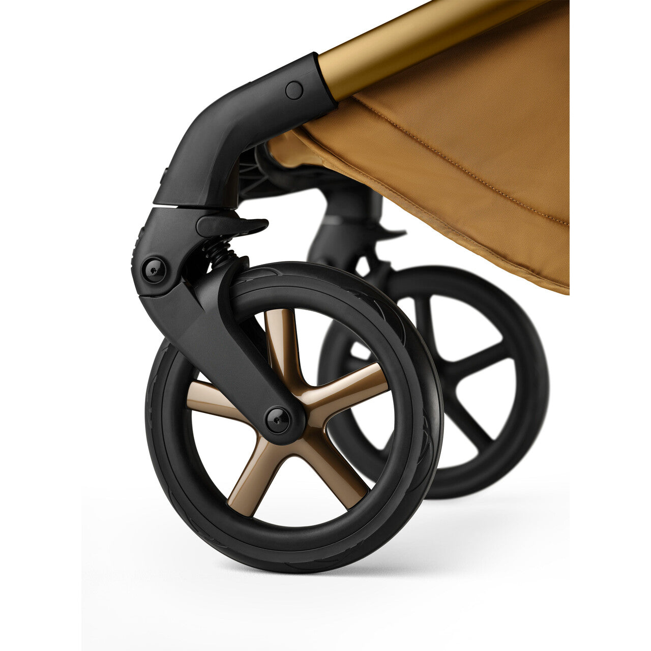 Bugaboo Fox5 Wózek 2w1 Komplet Noir Limited Edition AMBER GLOW