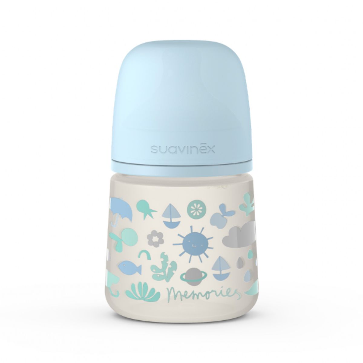 Butelka Suavinex 150ml SX Pro Memories Niebieska