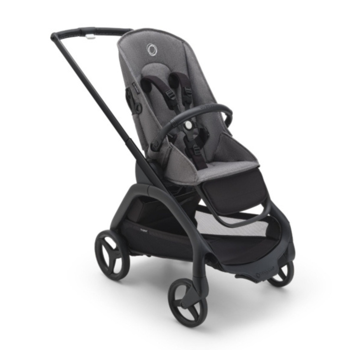 Bugaboo Dragonfly baza wózka bez budki BLACK/GREY MELANGE
