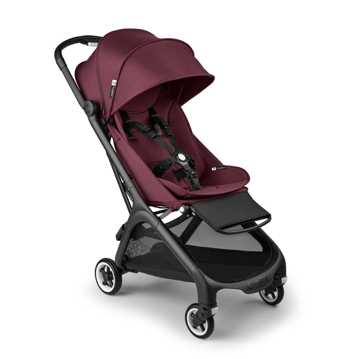 Bugaboo Butterfly Wózek spacerowy ultralekki |  Black/Dark Cherry-Dark Cherry