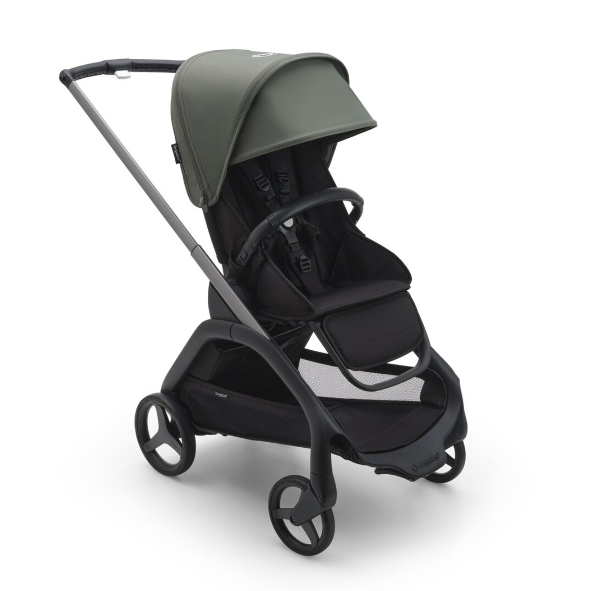 Bugaboo Dragonfly Wózek 2w1 Komplet Black/Green-Green