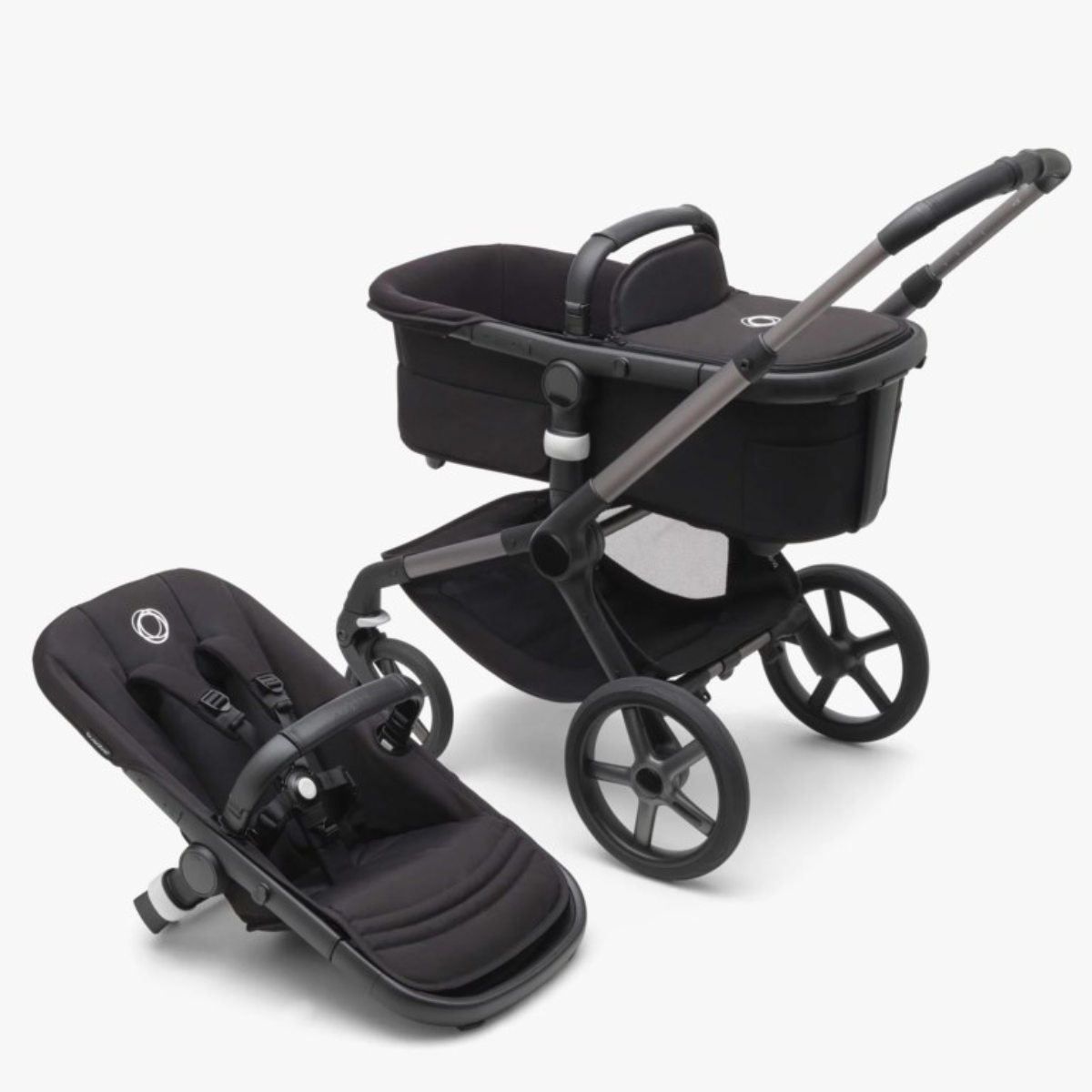 Bugaboo Fox5 Baza Wózka bez budki Graphite/Midnight Black