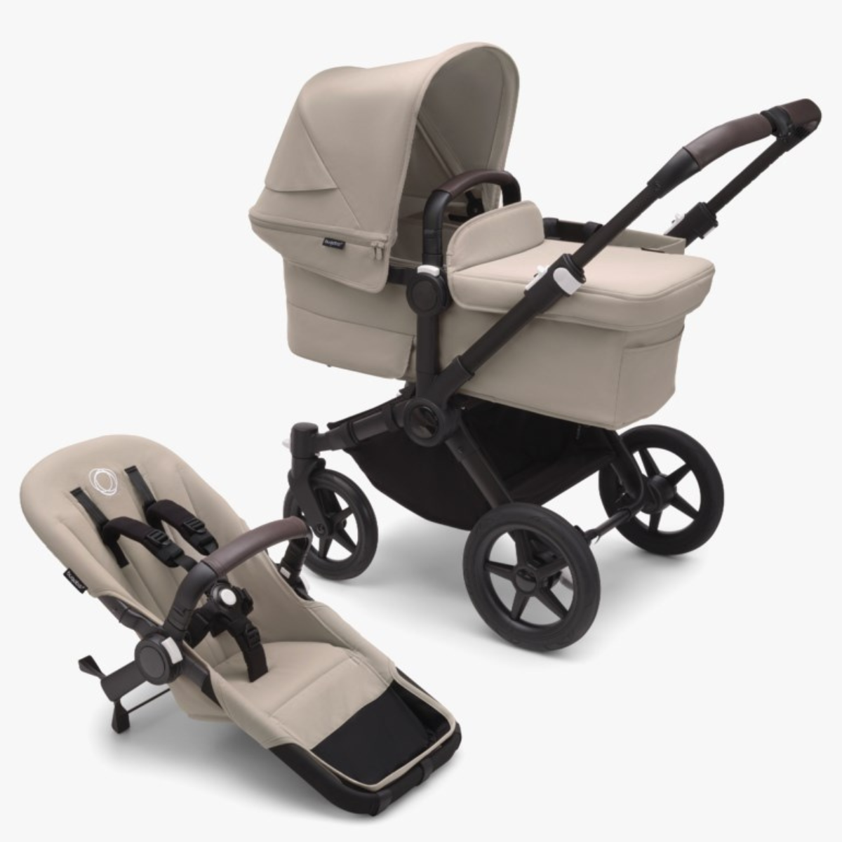 Bugaboo Donkey5 Mono Wielofunkcyjny wózek BLACK/DESERT TAUPE-DESERT TAUPE
