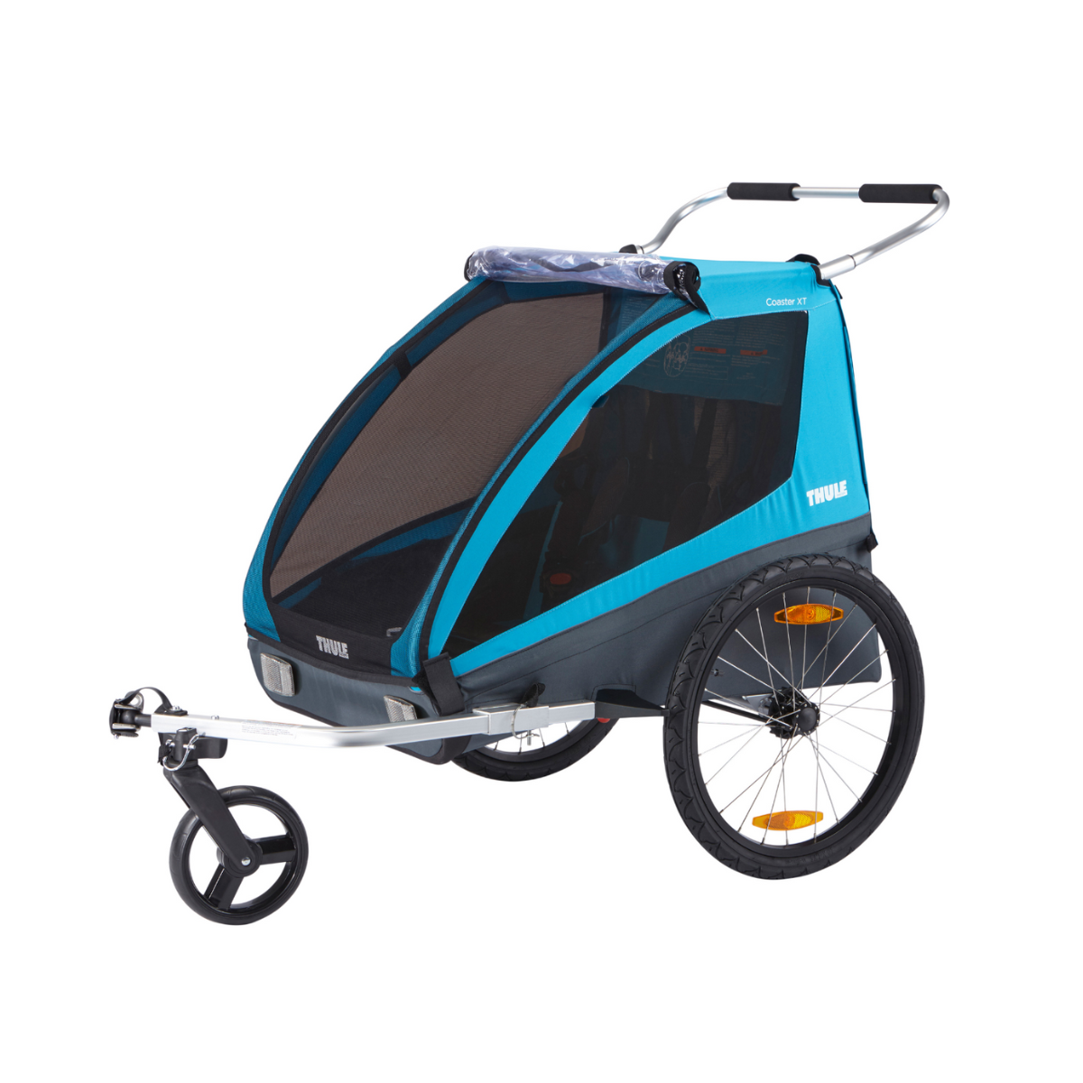 Thule Coaster XT Przyczepka Rowerowa podwójna 2w1 Blue