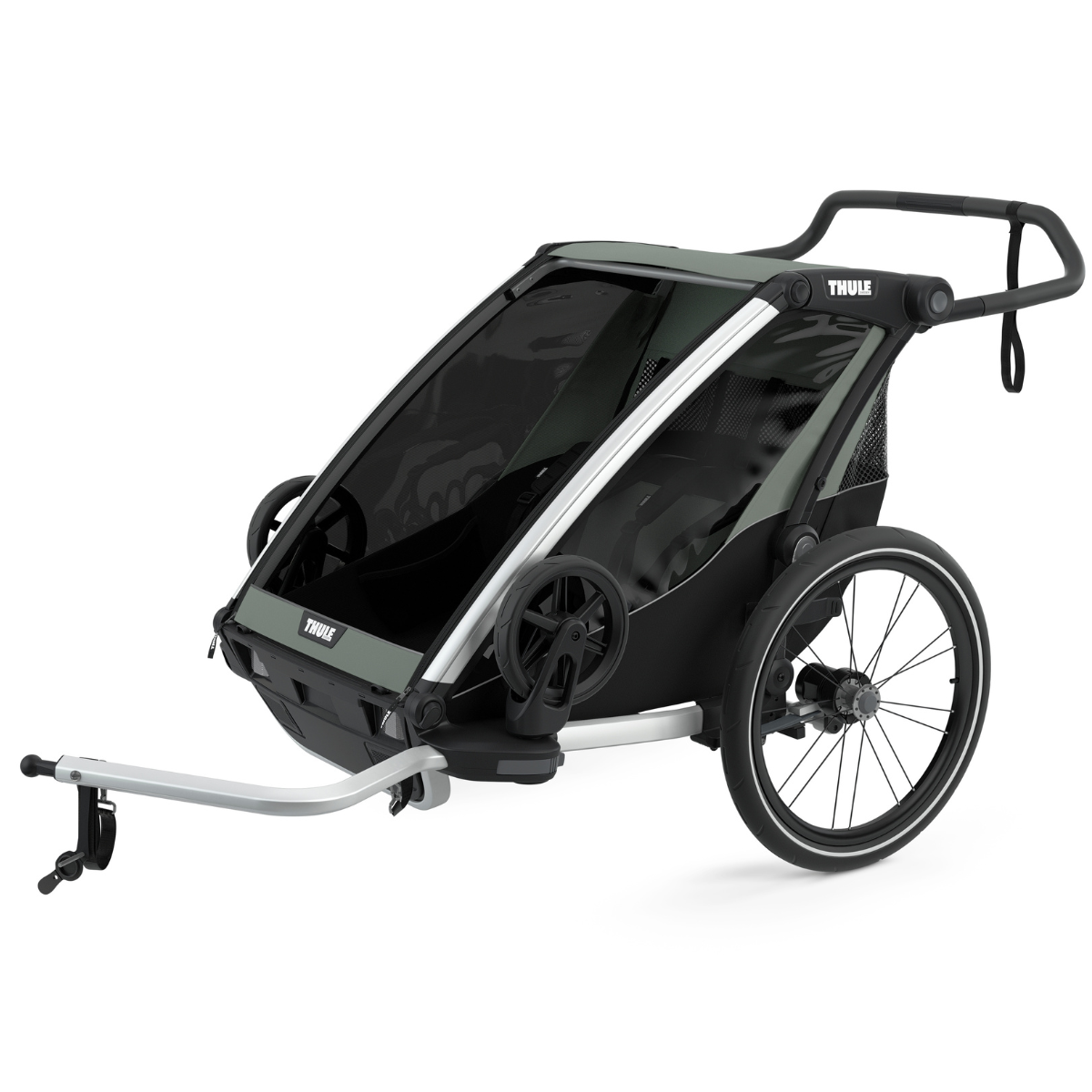 Thule Chariot Lite2 Przyczepka rowerowa podwójna 4w1 Agave