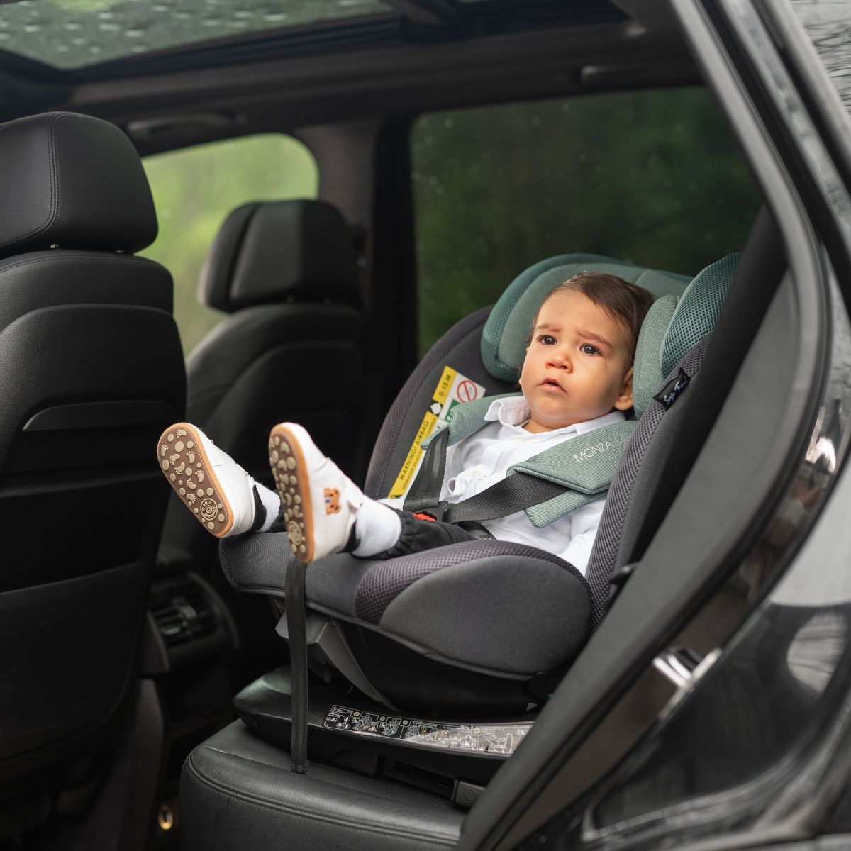 Lorelli Monza - fotelik samochodowy I-Size 40-150cm ISOFIX 360 | Grey