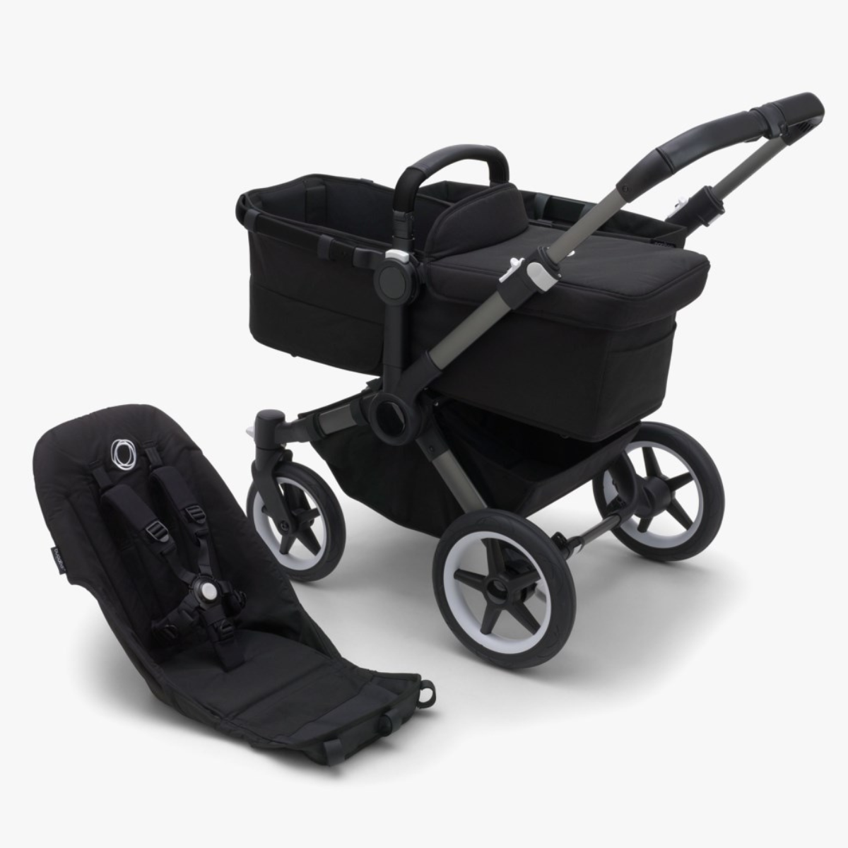 Bugaboo donkey5 Baza wózka bez budki GRAPHITE/MIDNIGHT BLACK