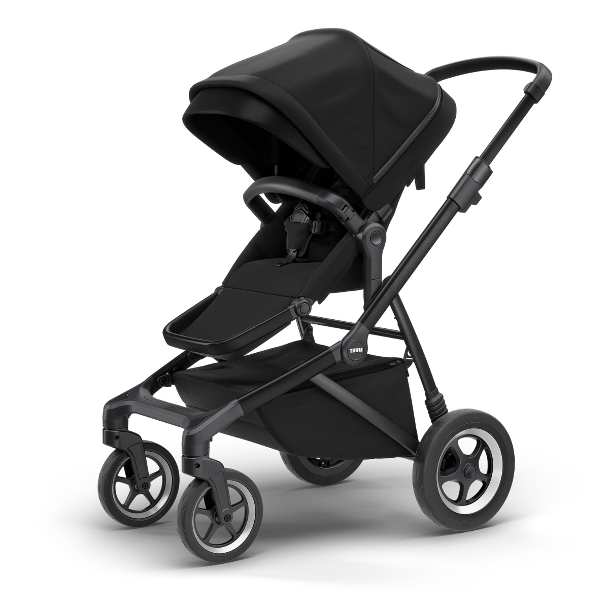 Thule Sleek Wózek spacerowy 3w1 zestaw z gondolą Midnight Black on Black