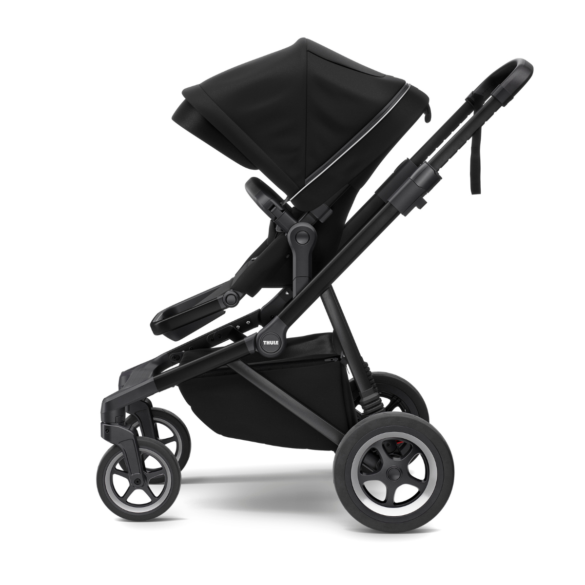 Thule Sleek Wózek spacerowy 3w1 zestaw z gondolą Midnight Black on Black