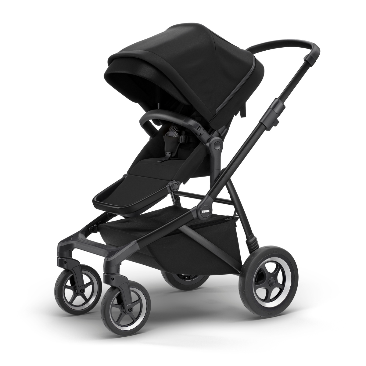 Thule Sleek Grey Wózek spacerowy 3w1 Midnight Black on Black