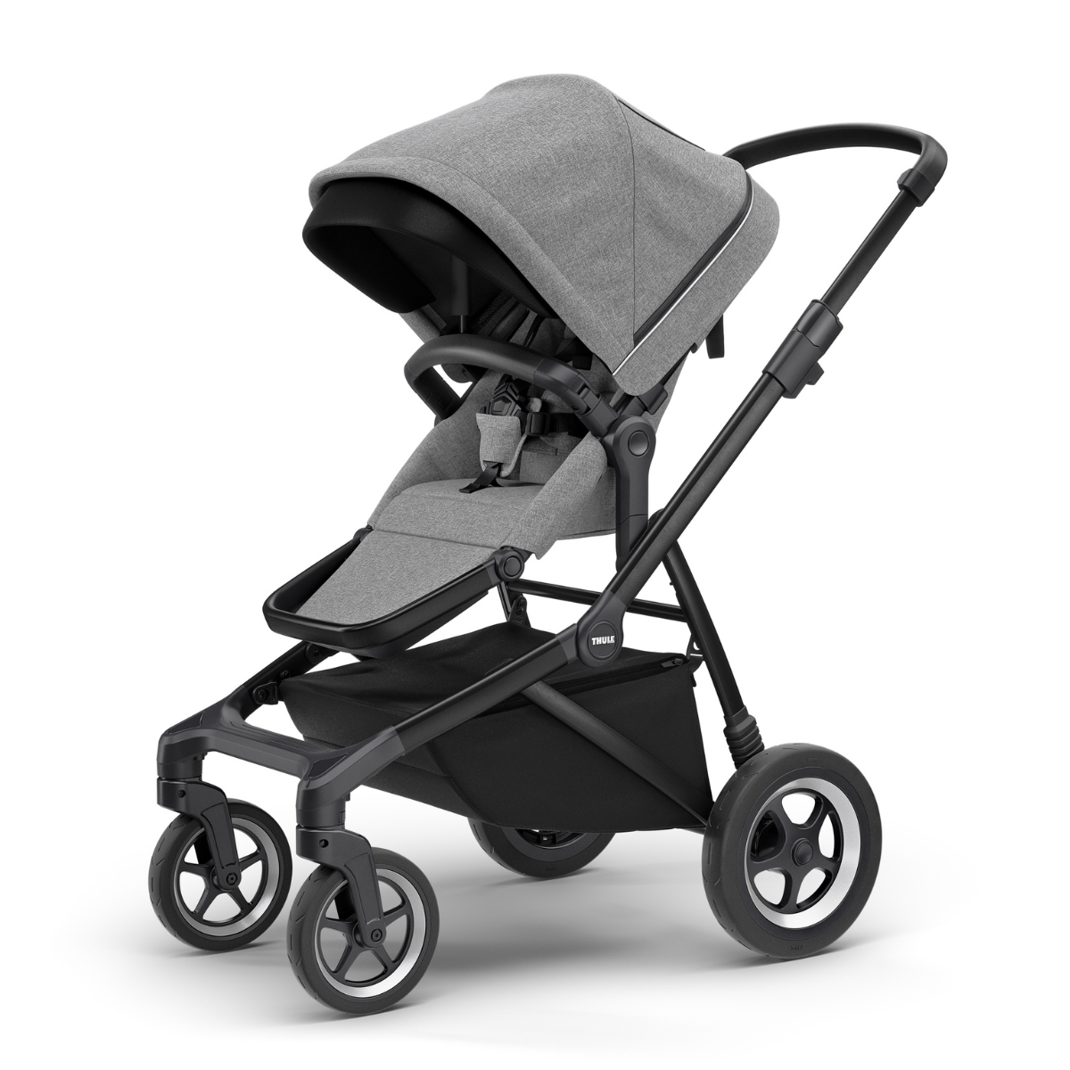 Thule Sleek Wózek spacerowy 3w1 Grey Melange on Black