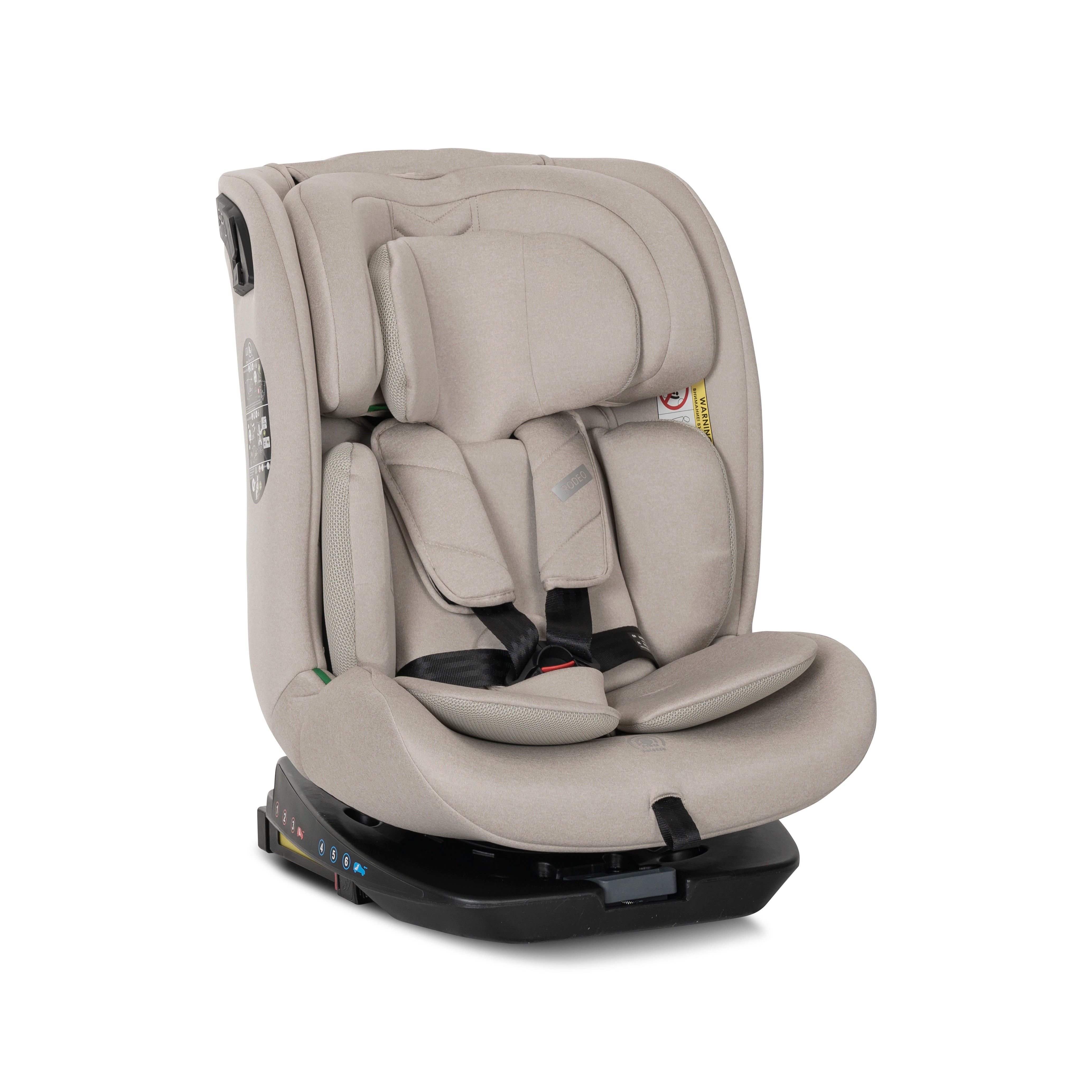 Lorelli Rodeo - fotelik 40-150 cm ISOFIX 360 | Beige