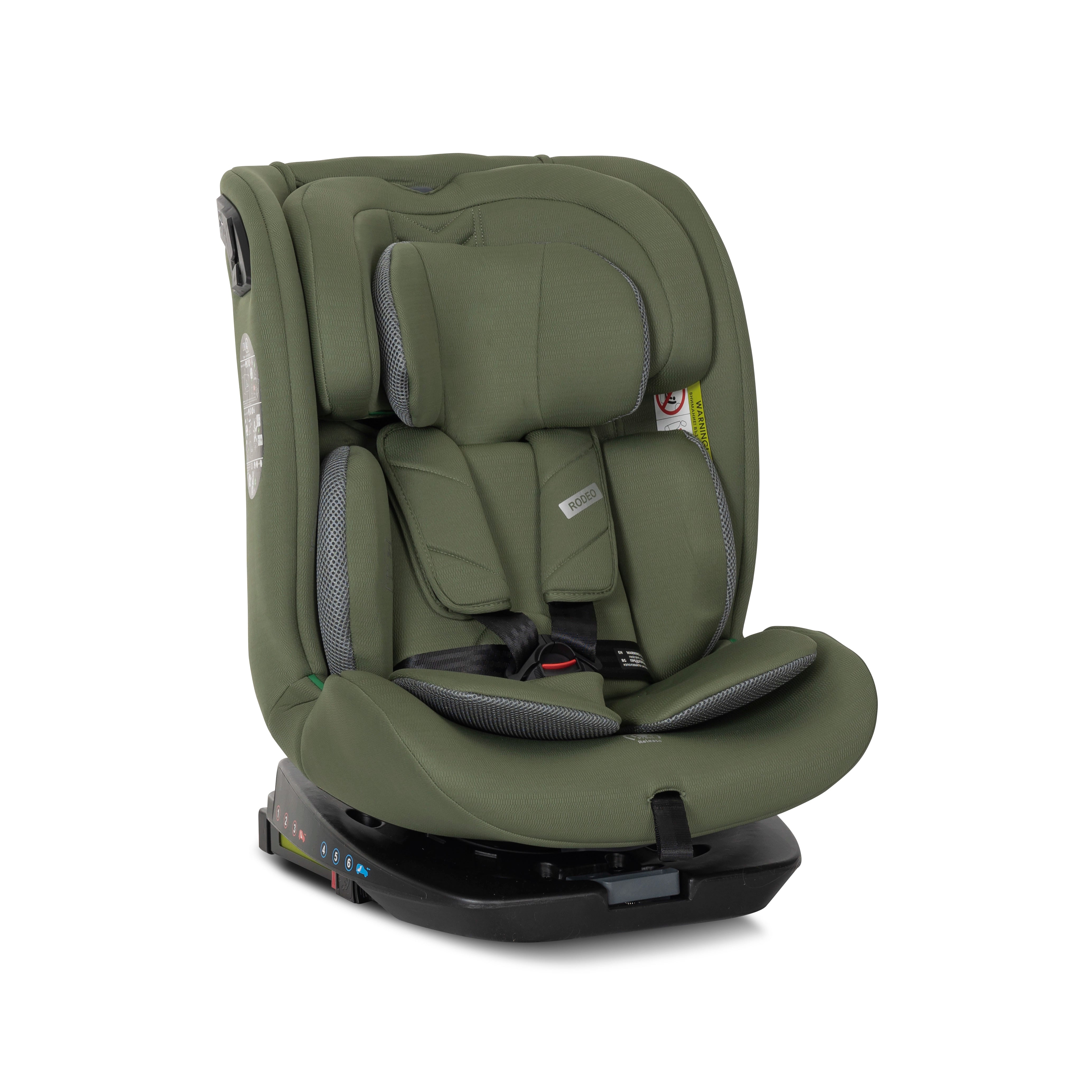 Lorelli Rodeo - fotelik 40-150 cm ISOFIX 360 | Green&Grey