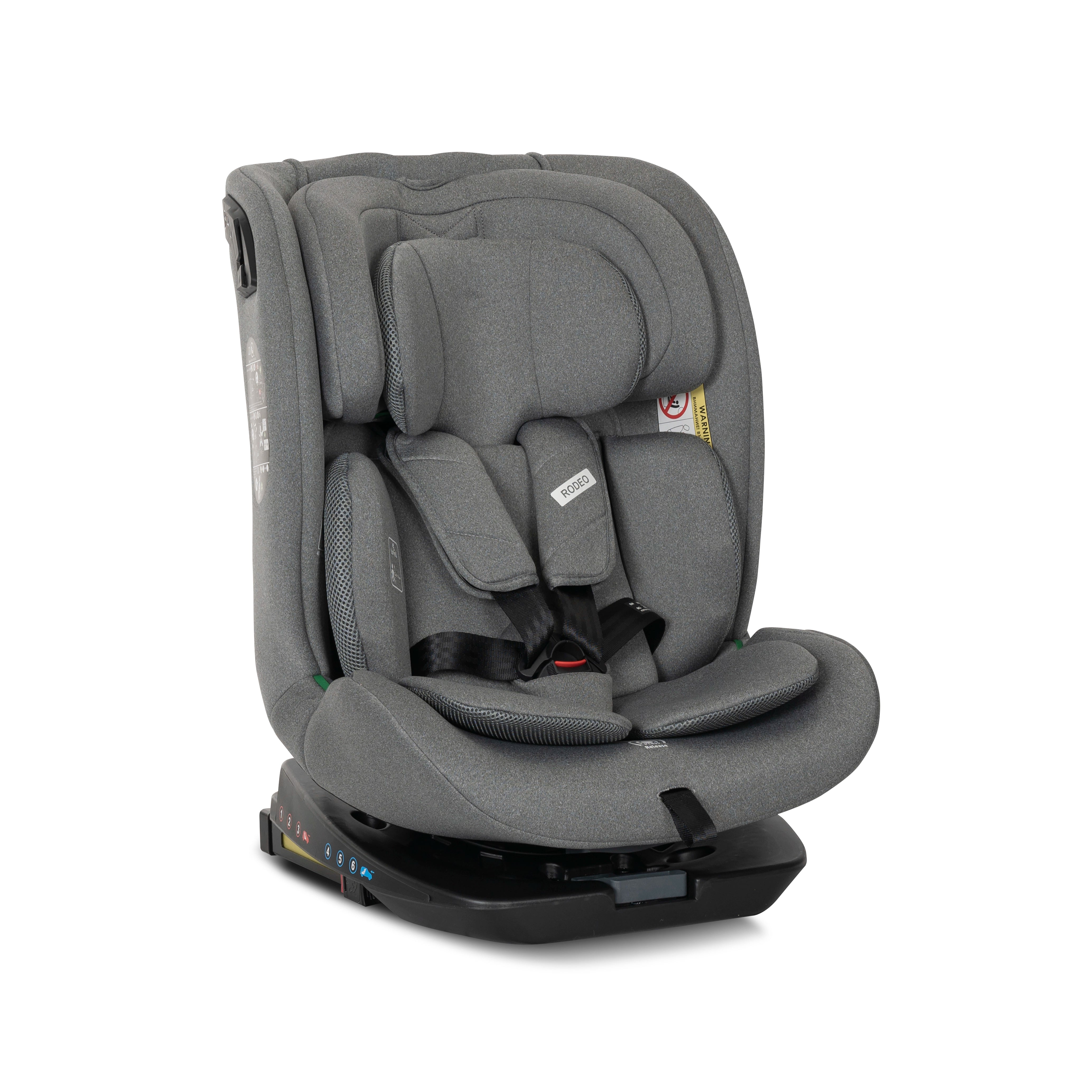 Lorelli Rodeo - fotelik 40-150 cm ISOFIX 360 | Grey